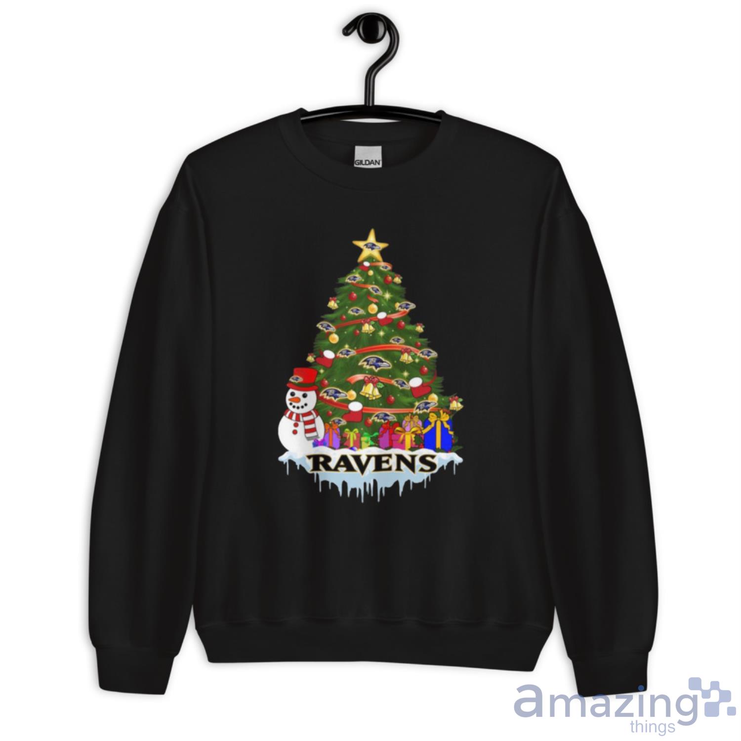 Baltimore Ravens Merry Christmas NFL Football Sports T Shirt - Limotees