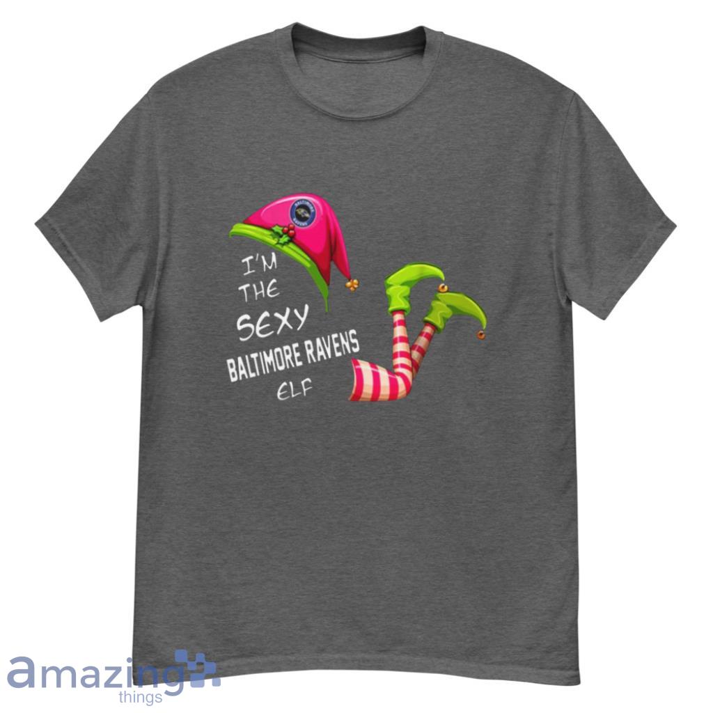 Baltimore Ravens Christmas Elf Funny Nfl Shirt