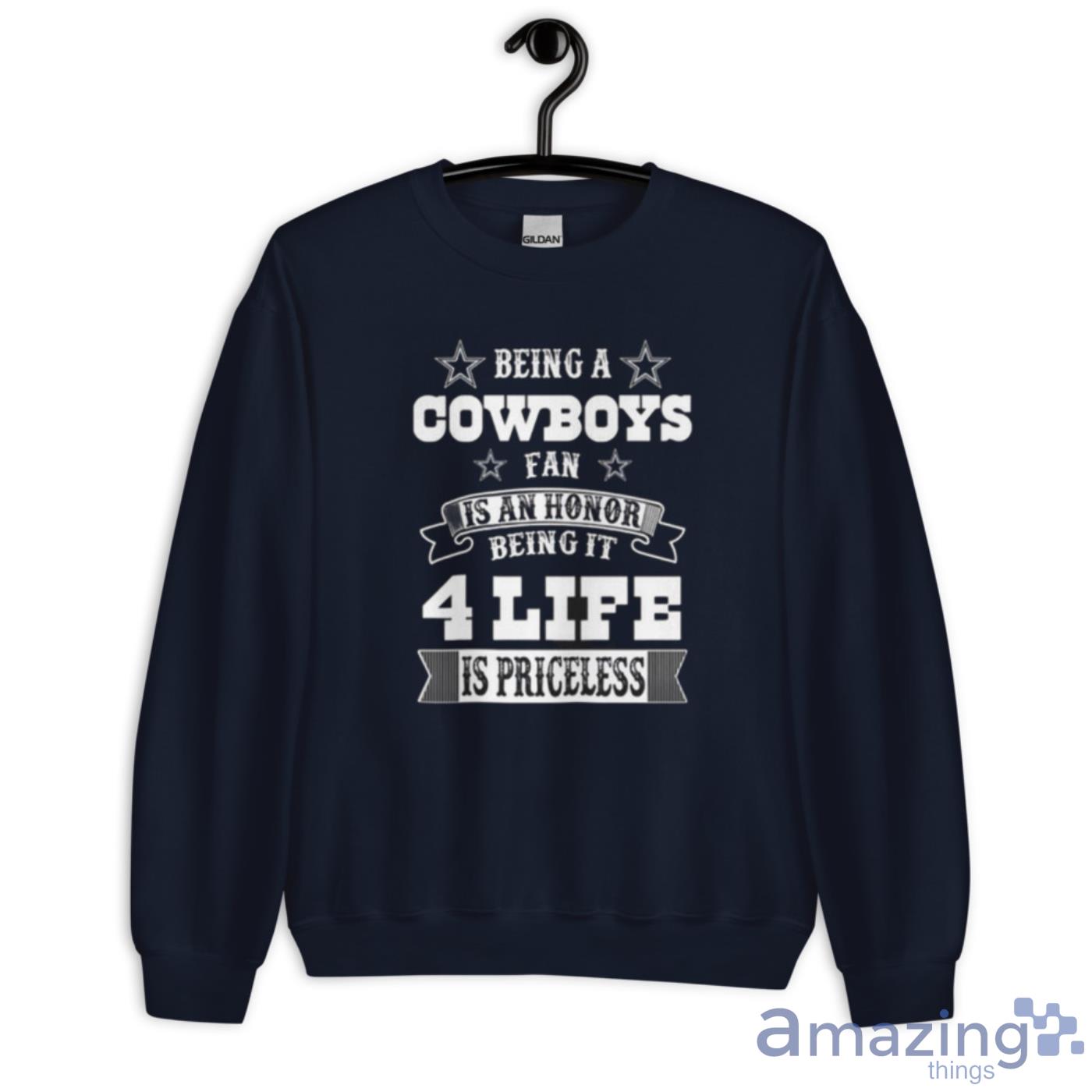 Being a Cowboys Fan 4 Life is Priceless NFL Dallas Cowboys 2 T Shirt –  Teelion