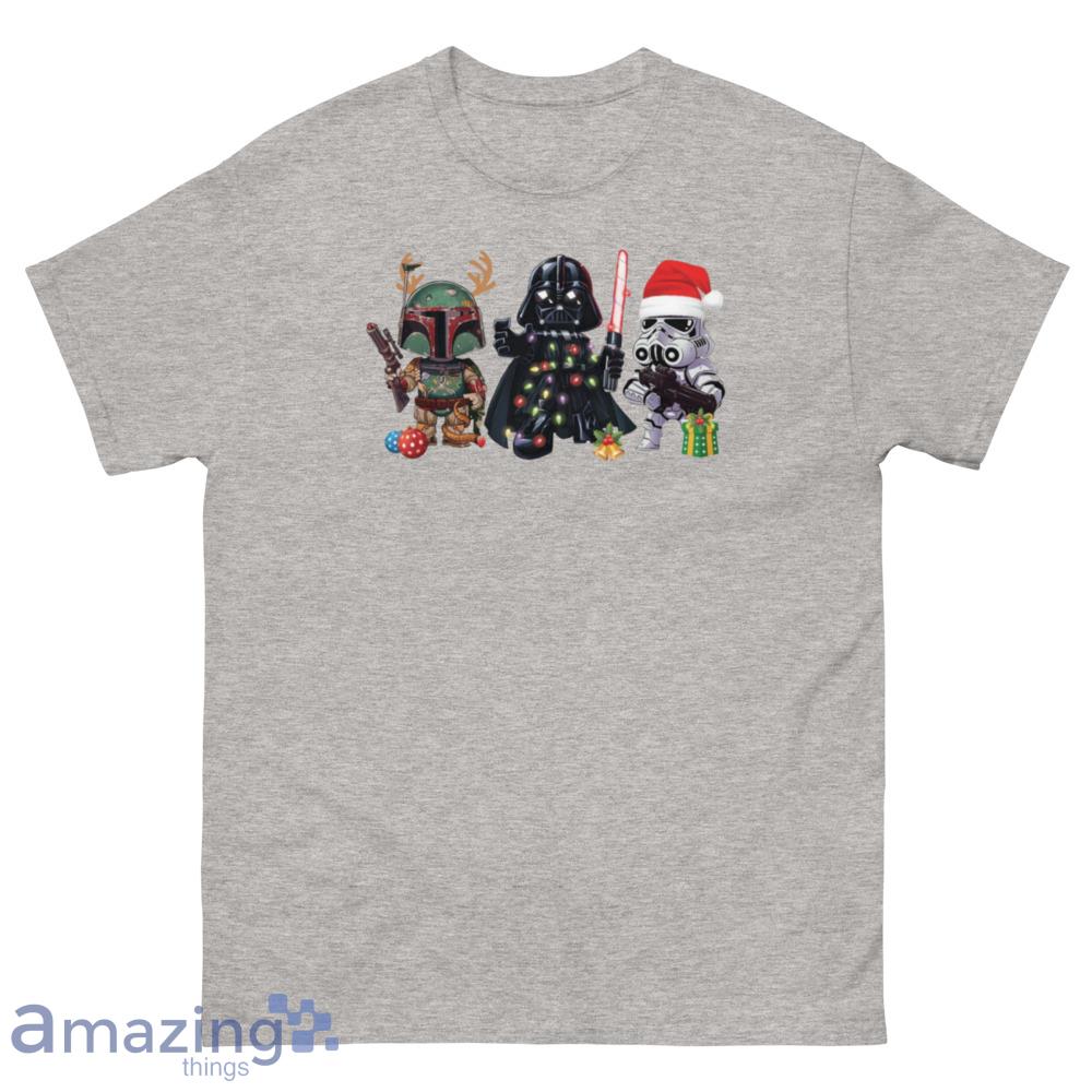Boba Fett Darth Vader Stormtrooper Star Wars Christmas Shirt - 500 Men’s Classic Tee Gildan