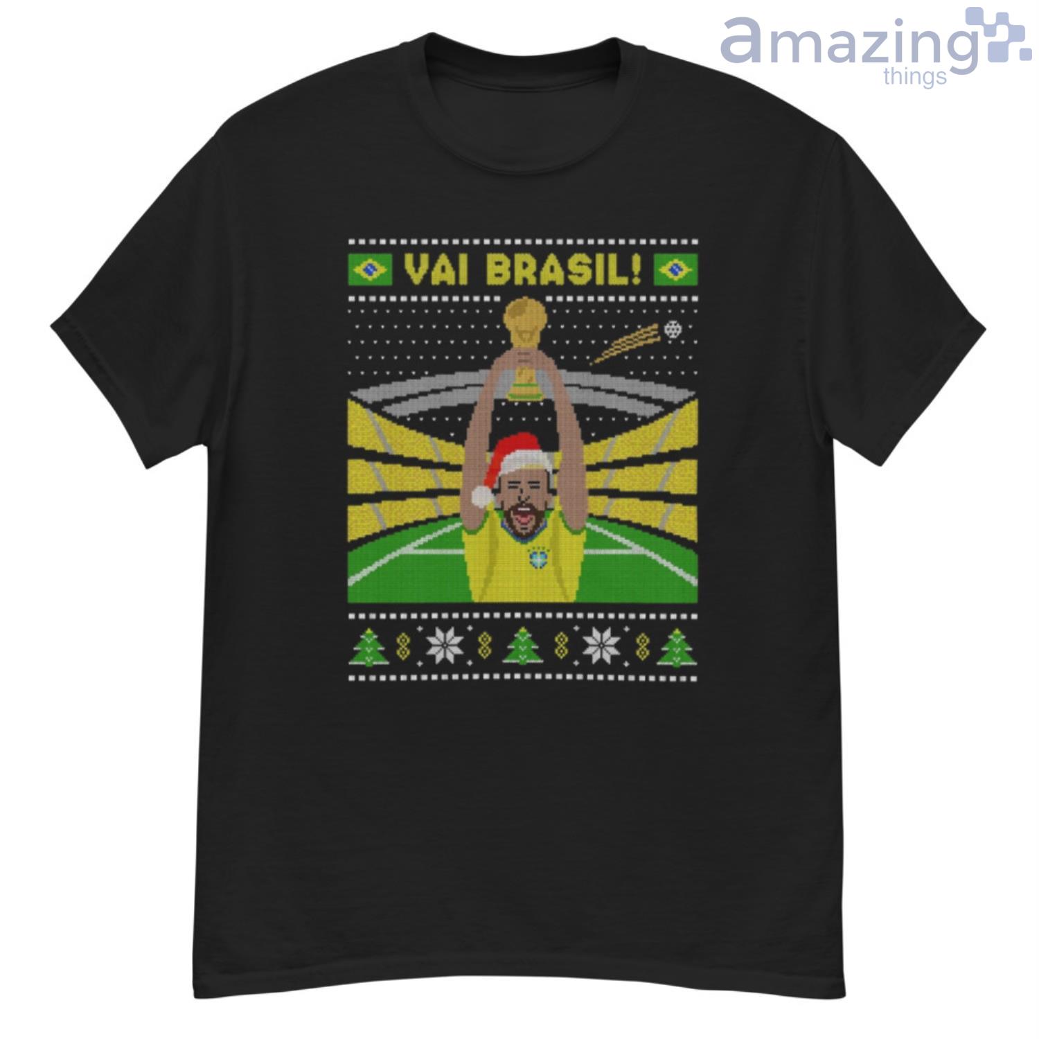 Brazil Vai Brasil World Cup Christmas Gift Don't Take Me Home 2022 Shirt image Brazil Vai Brasil World Cup Christmas Gift Don't Take Me Home 2022 Shirt - G500 Men’s Classic T-Shirt