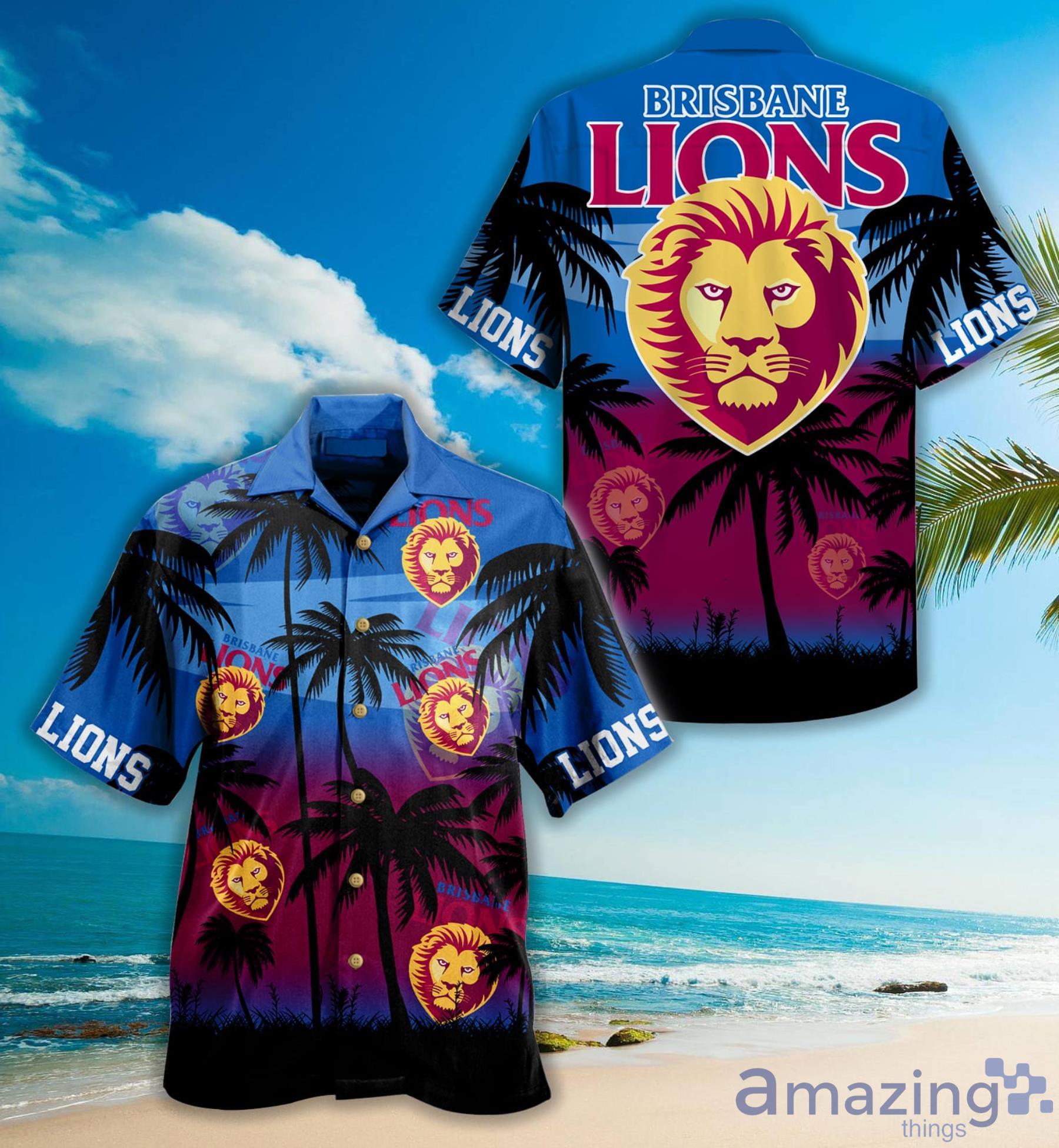Brisbane Lions Hawaiian Shirt For Fans Product Photo 1