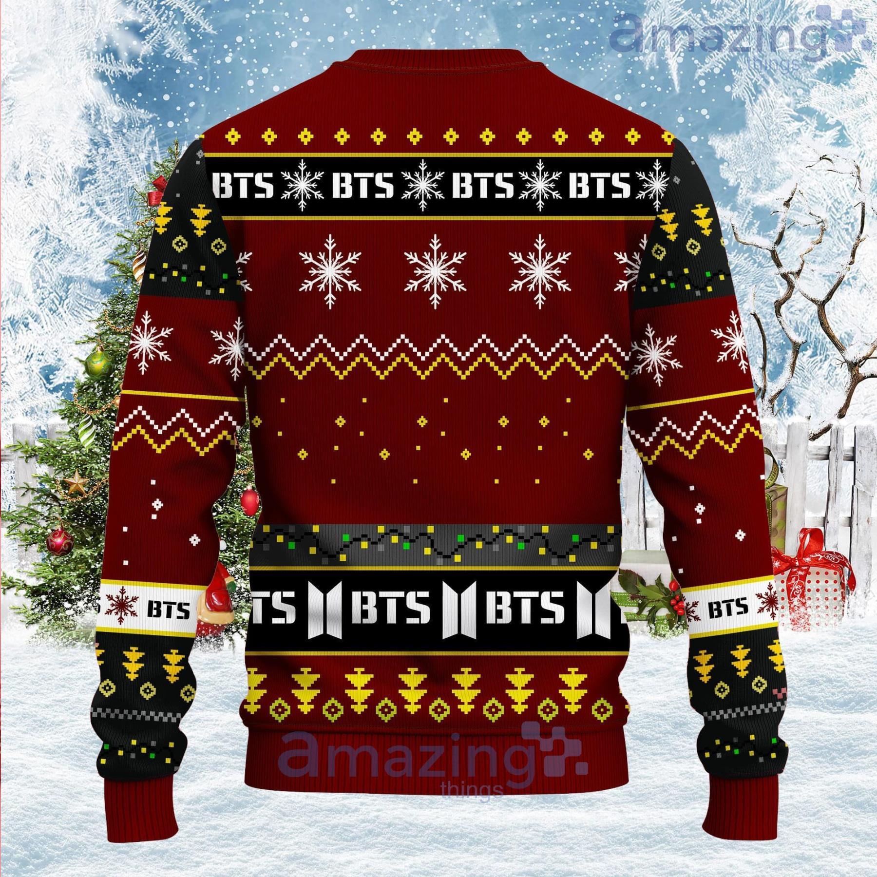 Bts Bts Bts Christmas Gift Ugly Christmas Sweater image Bts Bts Bts Christmas Gift Ugly Christmas Sweater Product Photo 2