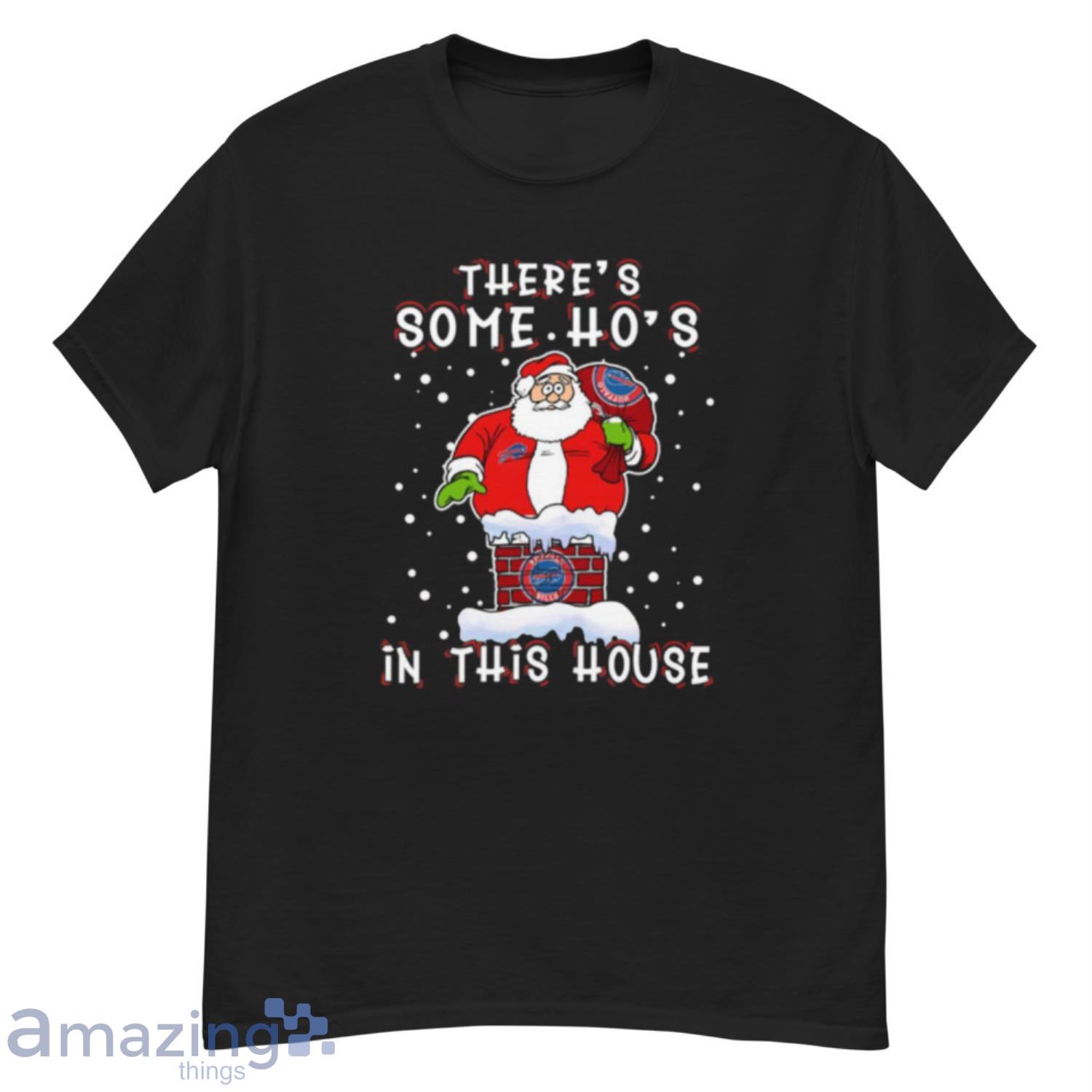 This House Billieves In Santa Shirt - Buffalo Bills Christmas