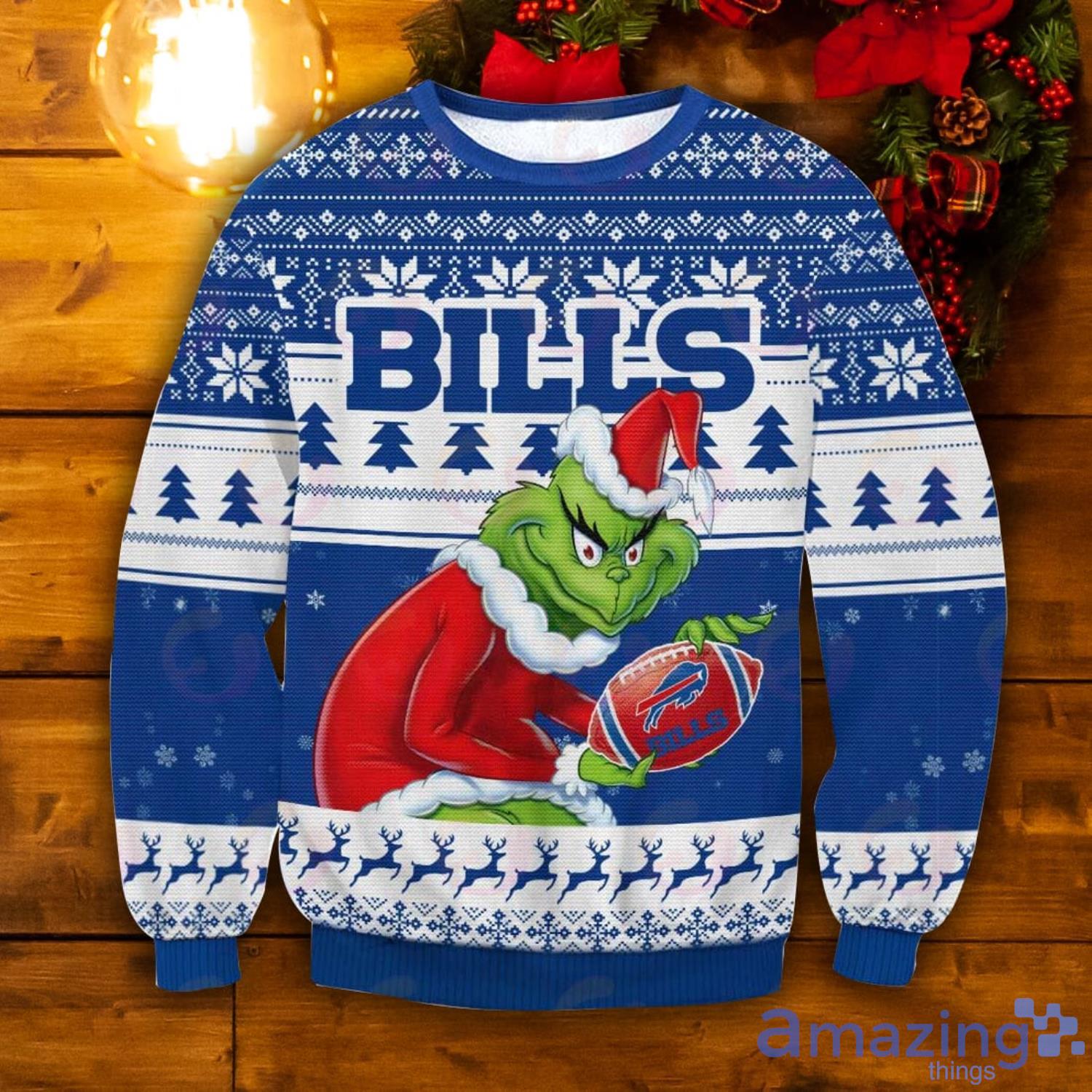 Buffalo Sabres Grinch Ugly Christmas Sweater Unisex Christmas Gift