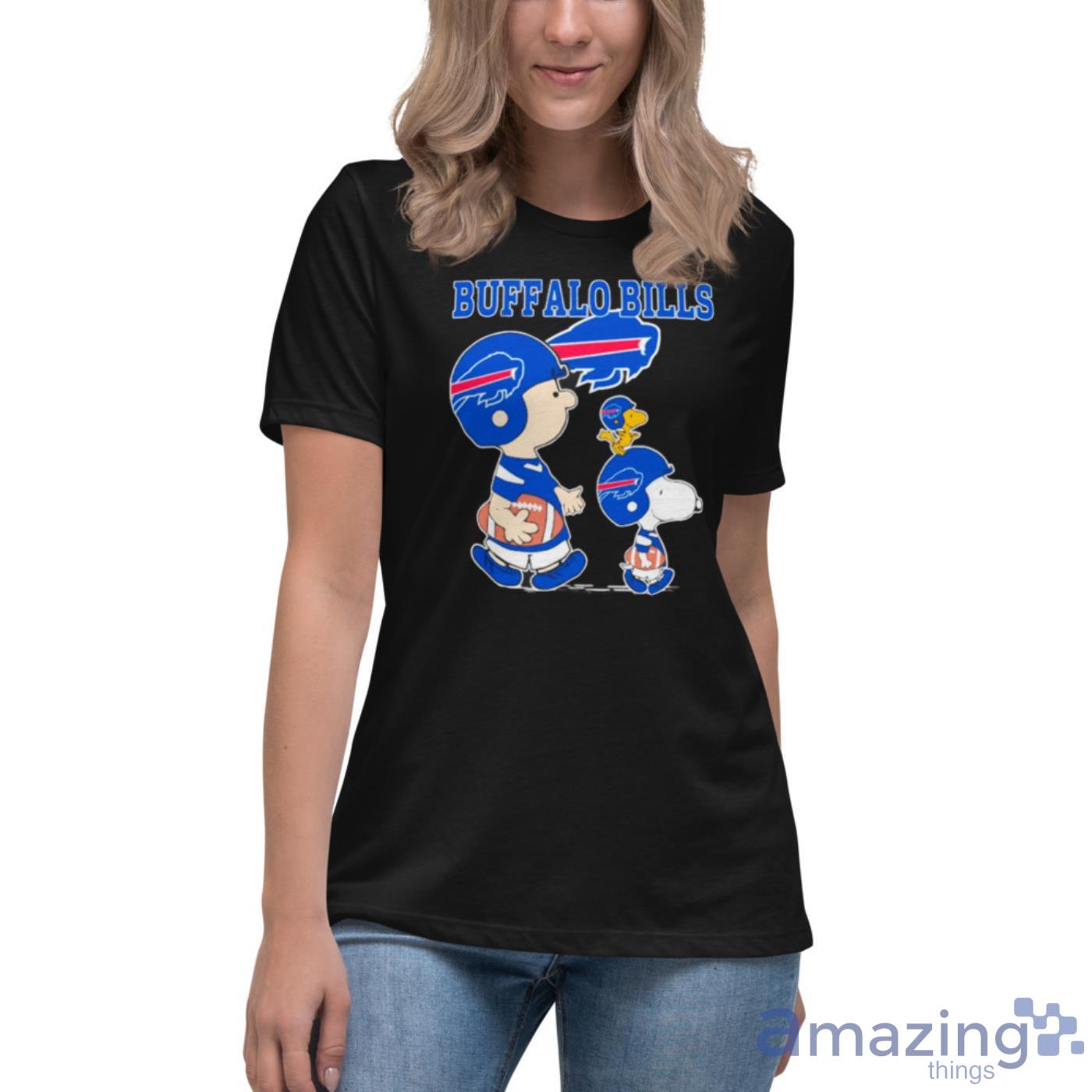 Snoopy And Woodstock Merry Buffalo Bills Christmas T-Shirt - T