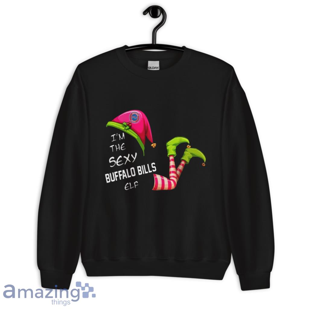 Buffalo Bills Christmas ELF Funny NFL Youth Sweatshirt