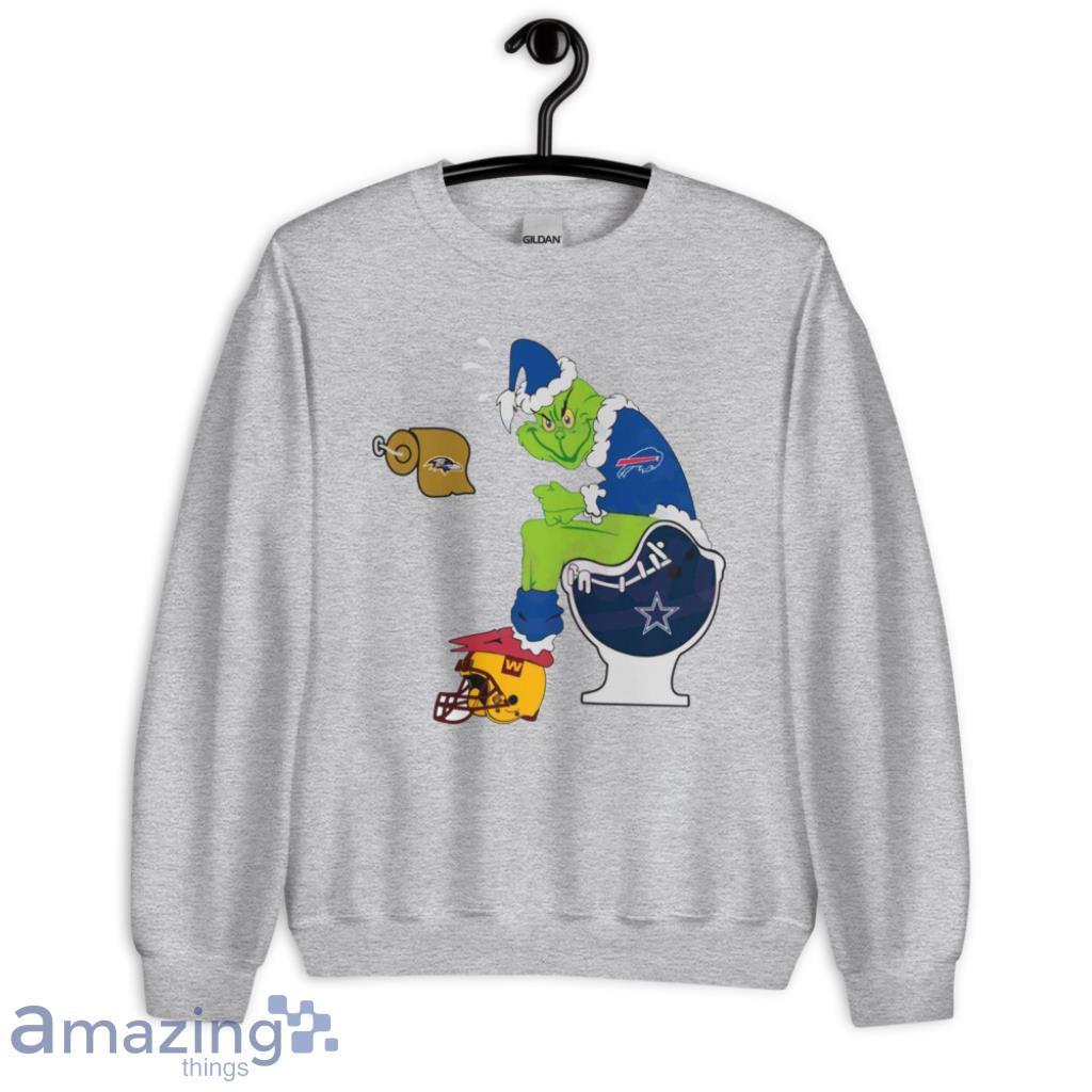 Grinch Santa Dallas Cowboys toilet sweater, shirt and longsleeve tee