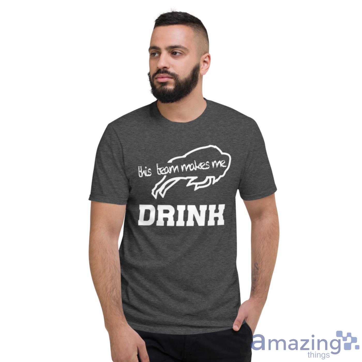 This Team Makes Me Drink NY Jets T-Shirt by Artistshot