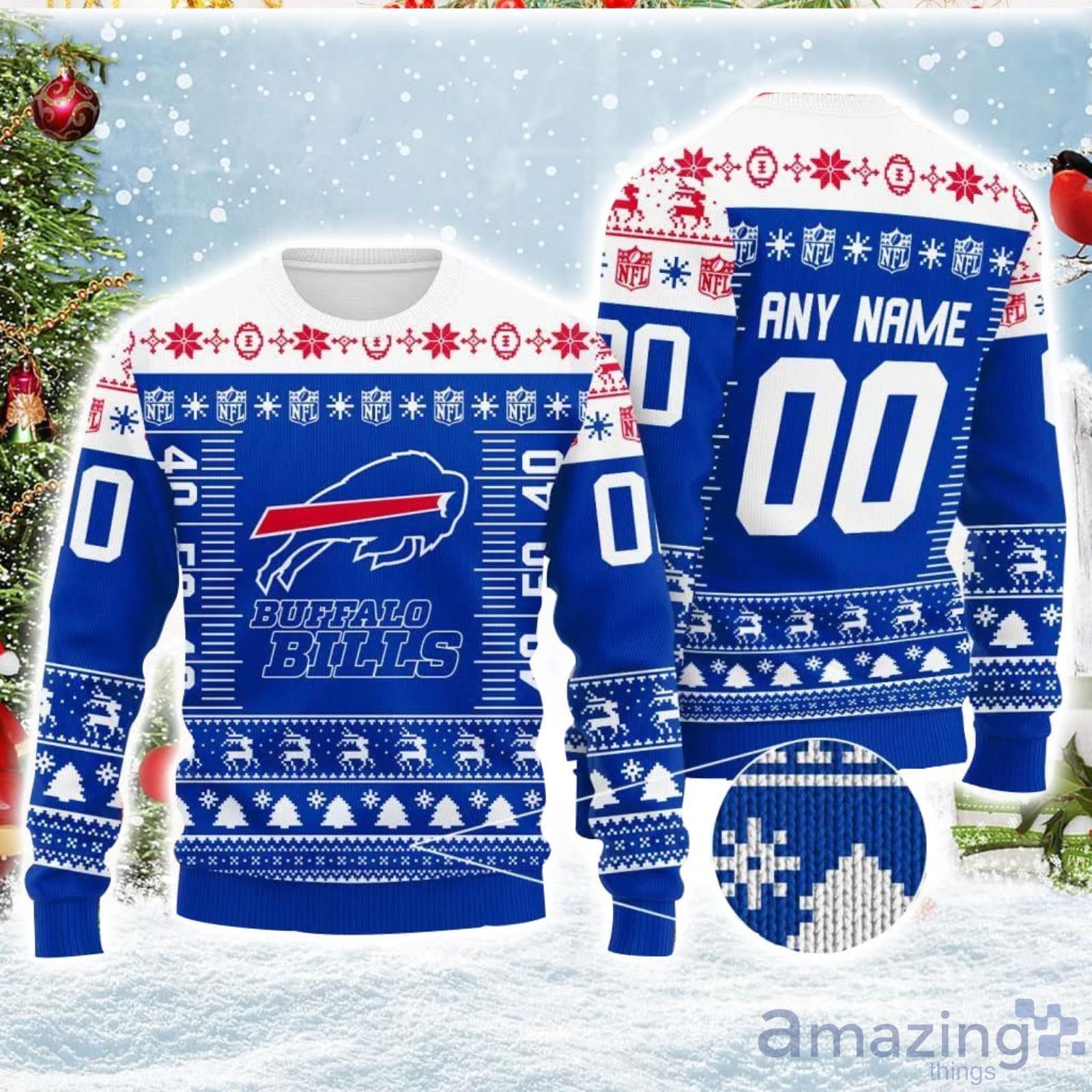 Buffalo Bills Reindeer Ugly Sweater Fans Christmas Gift Sweatshirt For Men  Women - YesItCustom