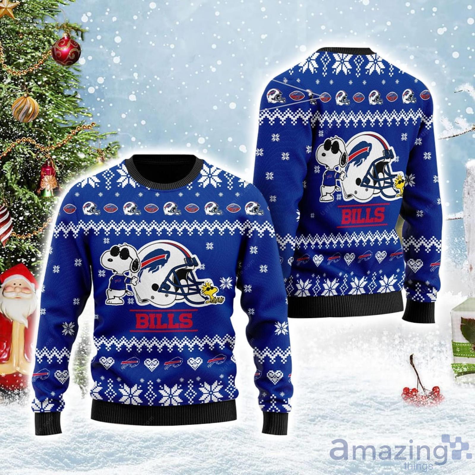 Buffalo Bills Ugly Sweater Snoopy Ugly Christmas Sweater Ever For Fans