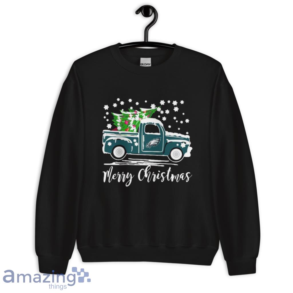 Vintage Eagles Shirt Car Carrying Pine Tree Christmas Philadelphia