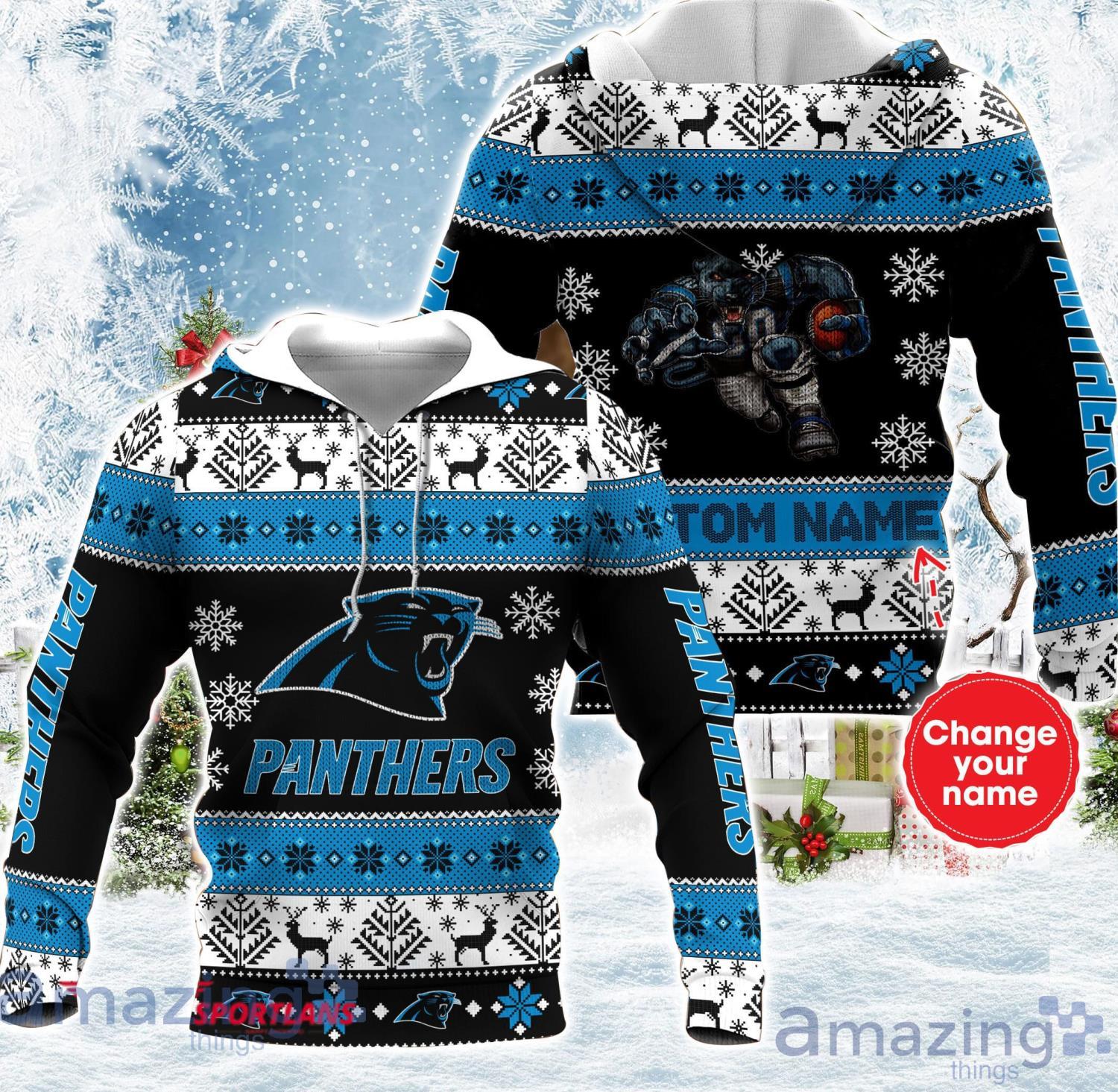 Carolina Panthers NFL And Grunge Texture All Over Print 3D T-Shirt