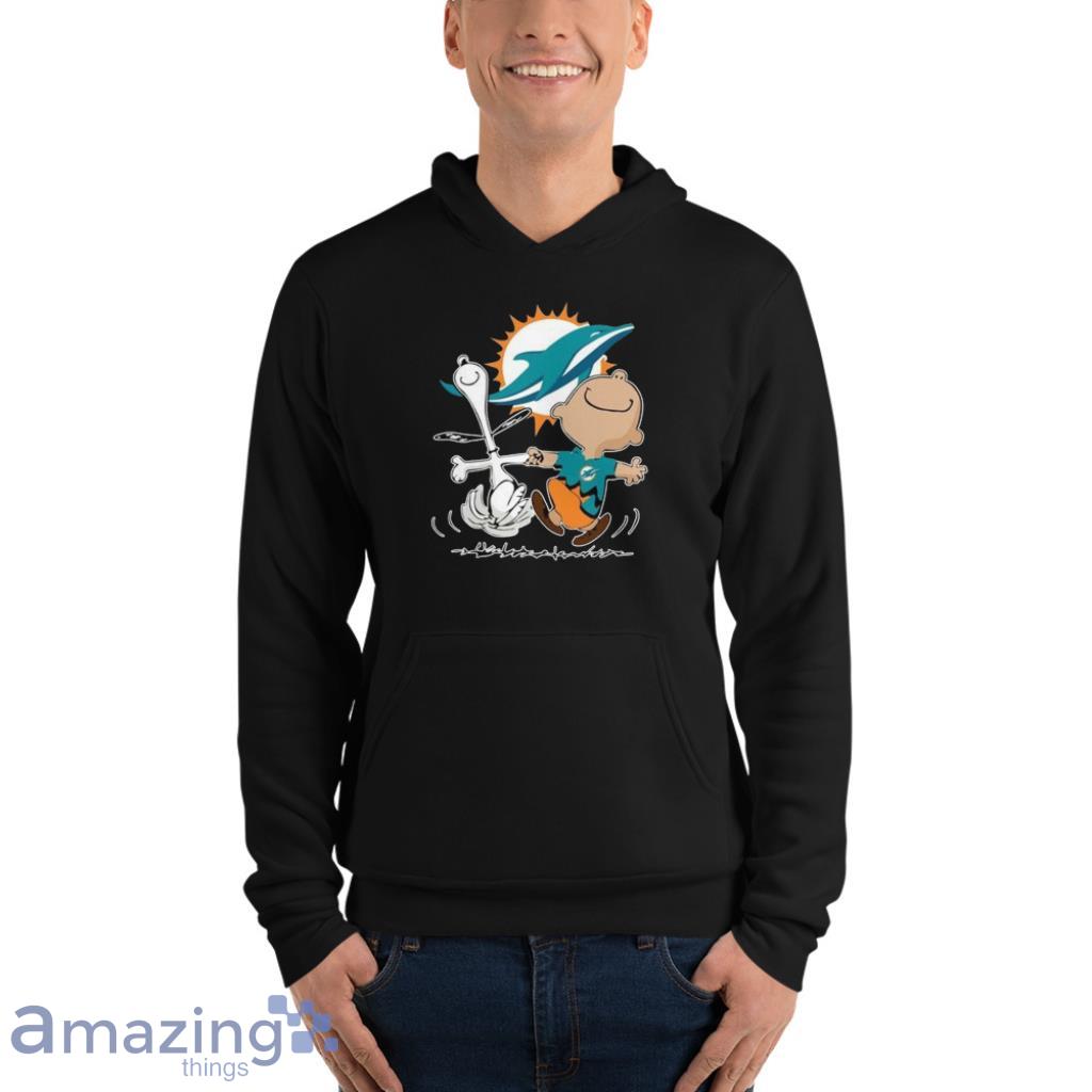 Miami Dolphins Snoopy and Charlie Brown Peanuts shirt, hoodie