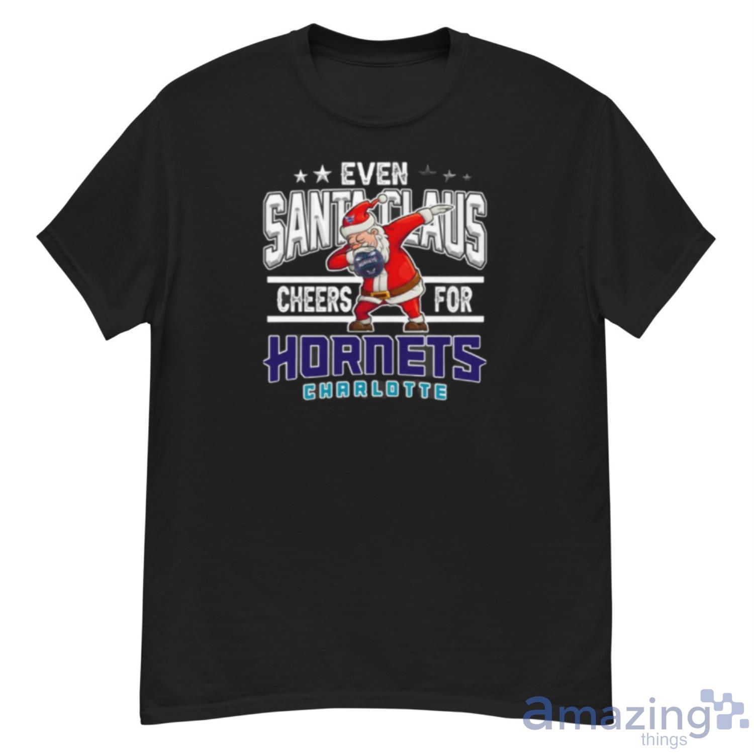 Charlotte Hornets Even Santa Claus Cheers For Christmas NBA Shirt For Fans - G500 Men’s Classic T-Shirt Charlotte Hornets Even Santa Claus Cheers For Christmas NBA Shirt For Fans - G500 Men’s Classic T-Shirt