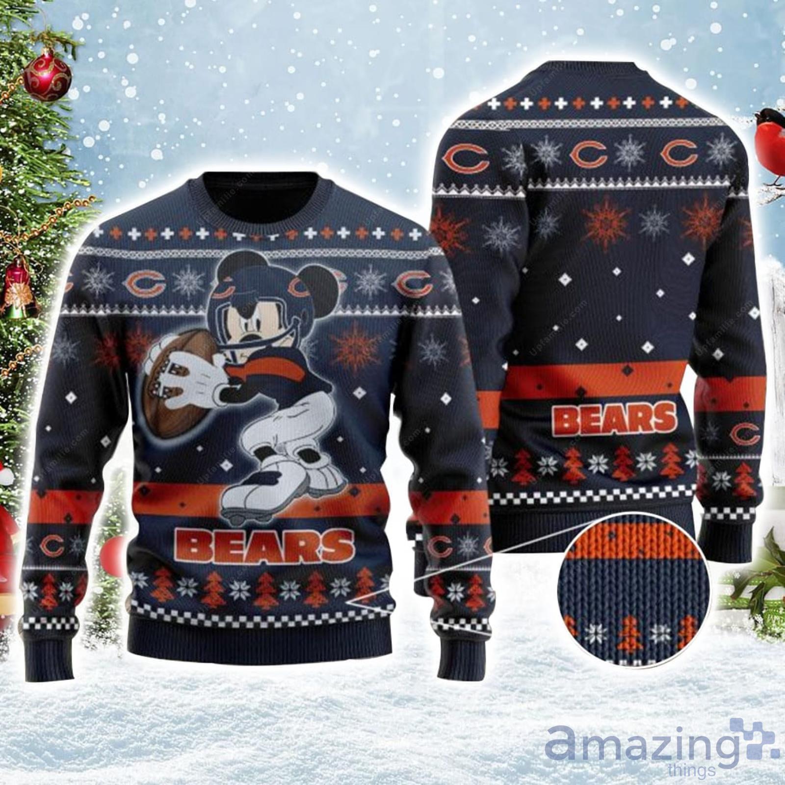 Chicago Bears Mickey Mouse Bears Ugly Christmas Sweater