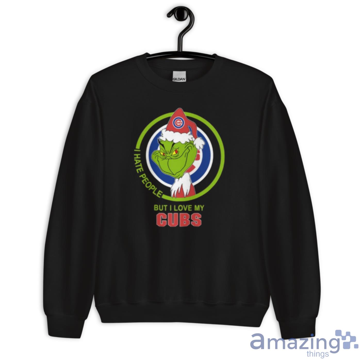 Cubs Christmas Sweater Grinch Baseball Chicago Cubs Gift