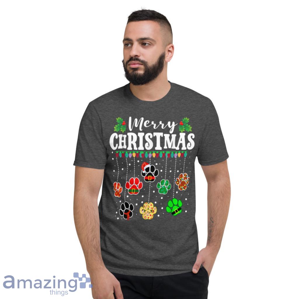 paw print christmas shirt