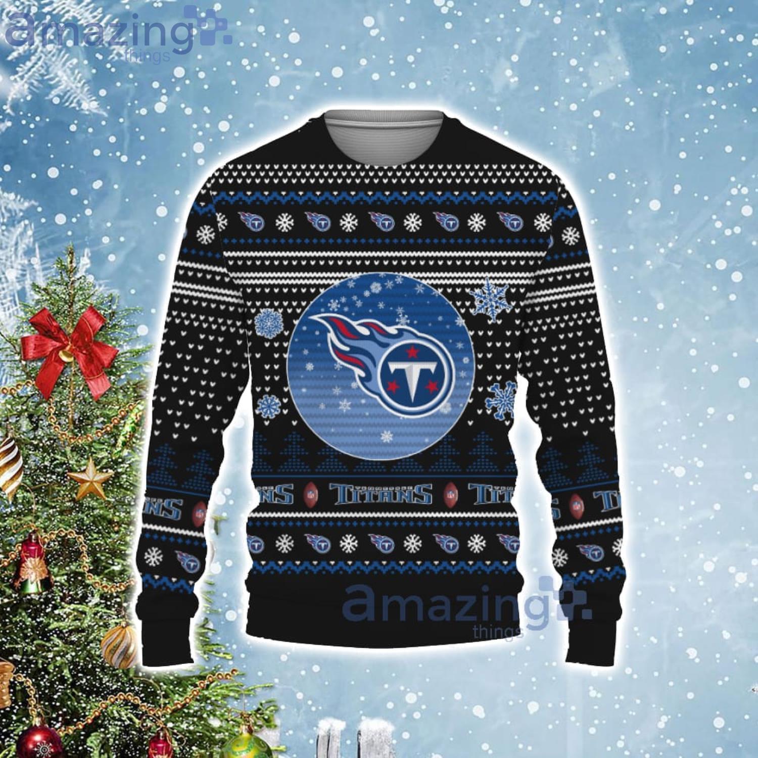 Christmas Gift Tennessee Titans Ugly Christmas Sweater Product Photo 1