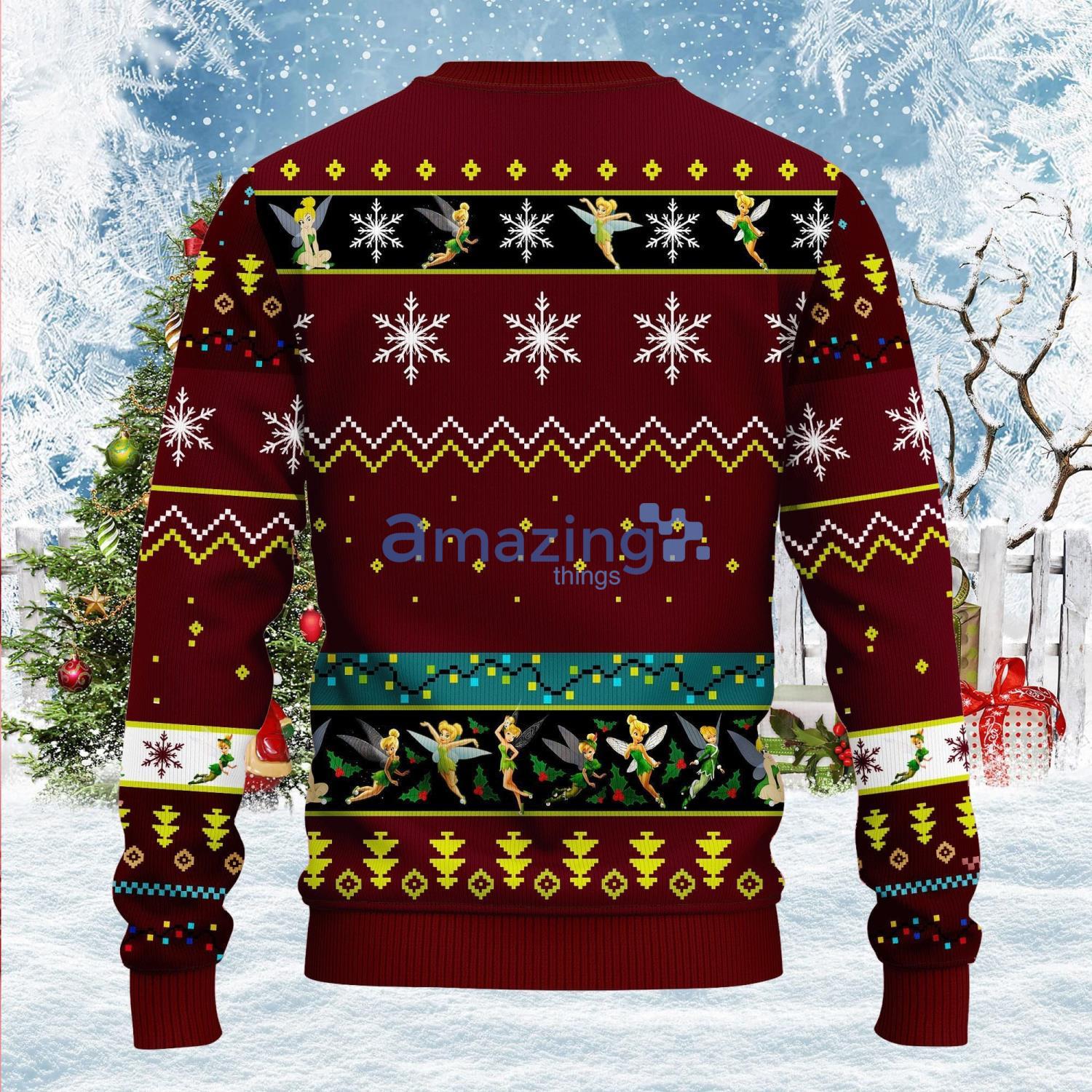 Christmas Gift Tinker Bell Red Cute Christmas Gift Ugly Christmas Sweater image Christmas Gift Tinker Bell Red Cute Christmas Gift Ugly Christmas Sweater Product Photo 2