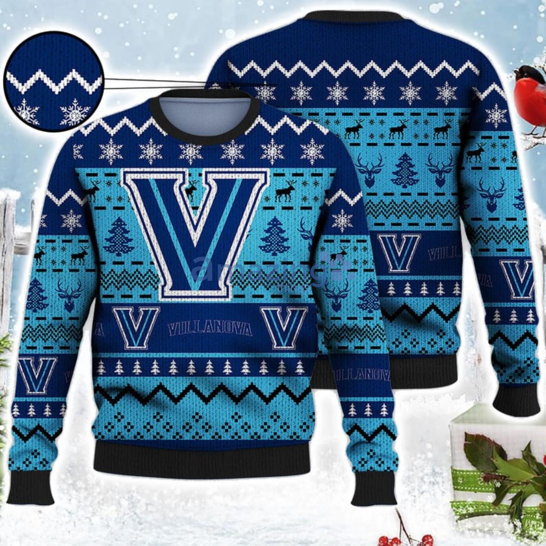 Villanova Wildcats Ugly Christmas Sweater - Banantees