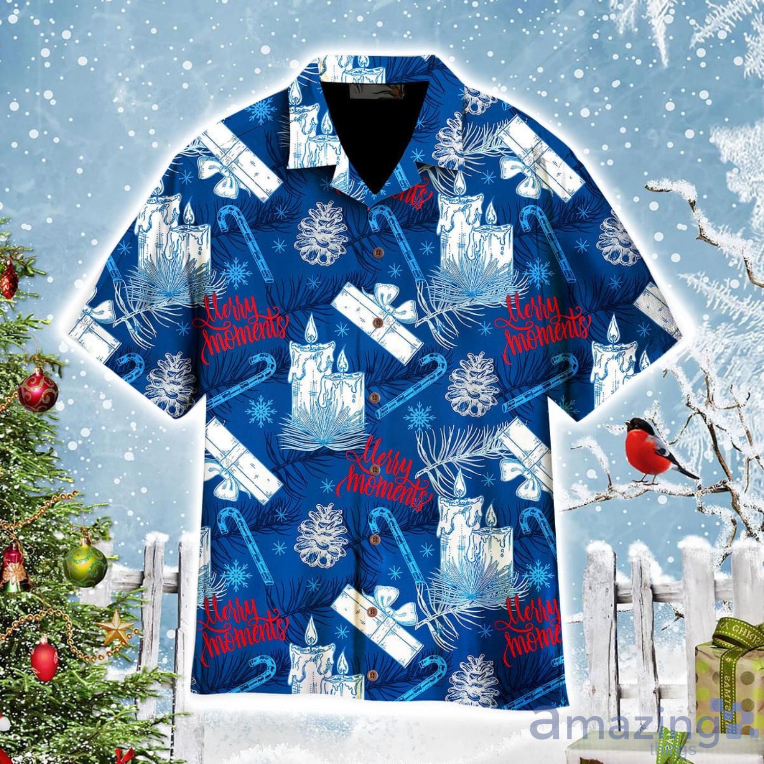 Christmas Joyful Snowyday Merry Moments Pattern Aloha Cute Christmas Gift Cute Christmas Gift Hawaiian Shirt Product Photo 1