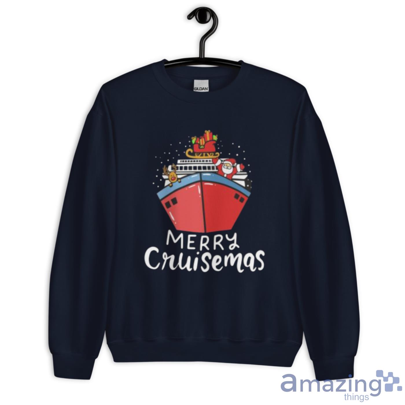 Christmas Merry Cruisemas Christmas Cruise Ship Cruising X Mas Shirt image Christmas Merry Cruisemas Christmas Cruise Ship Cruising X-Mas Shirt - Unisex Crewneck Sweatshirt-1