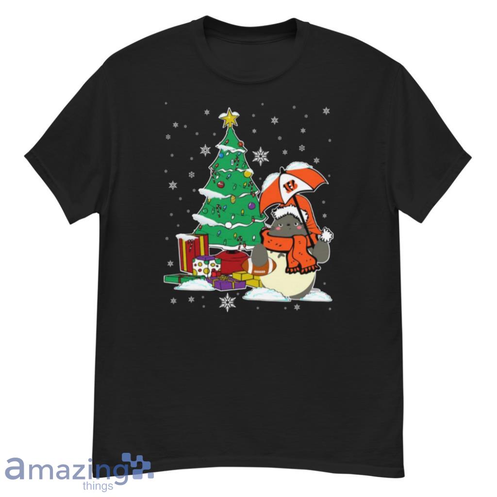 Cincinnati Bengals NFL Football Cute Tonari No Totoro Christmas Sports T  Shirt - Banantees