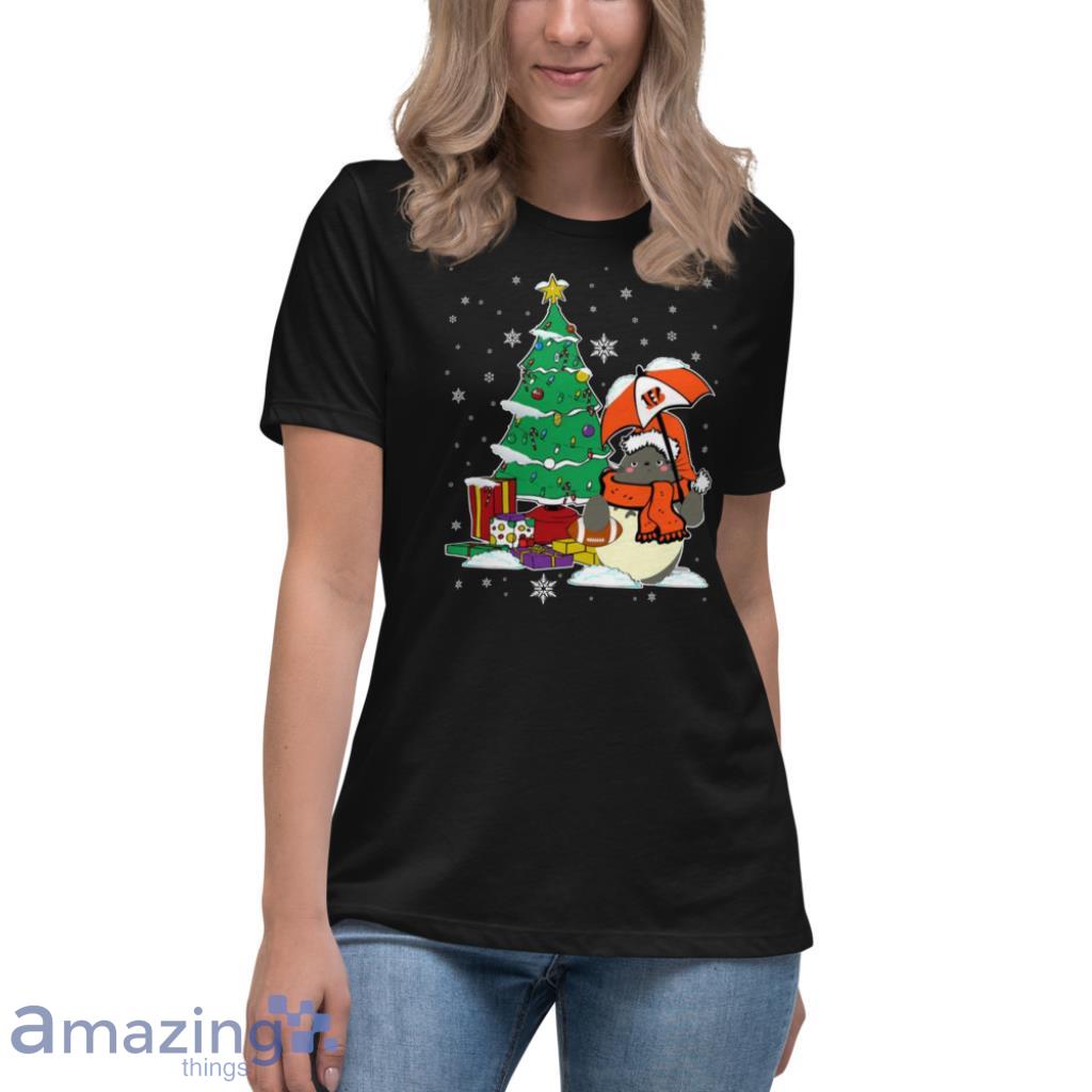 Cincinnati Bengals NFL Football Cute Tonari No Totoro Christmas Sports  T-Shirt