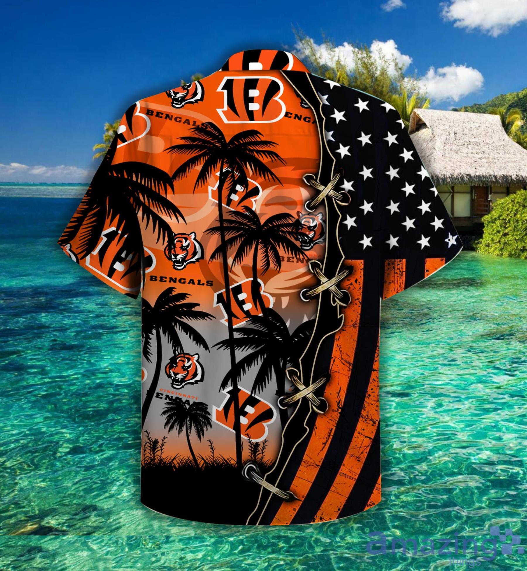 Cincinnati Bengals Us Flag Champions Hawaiian Shirt For Fans