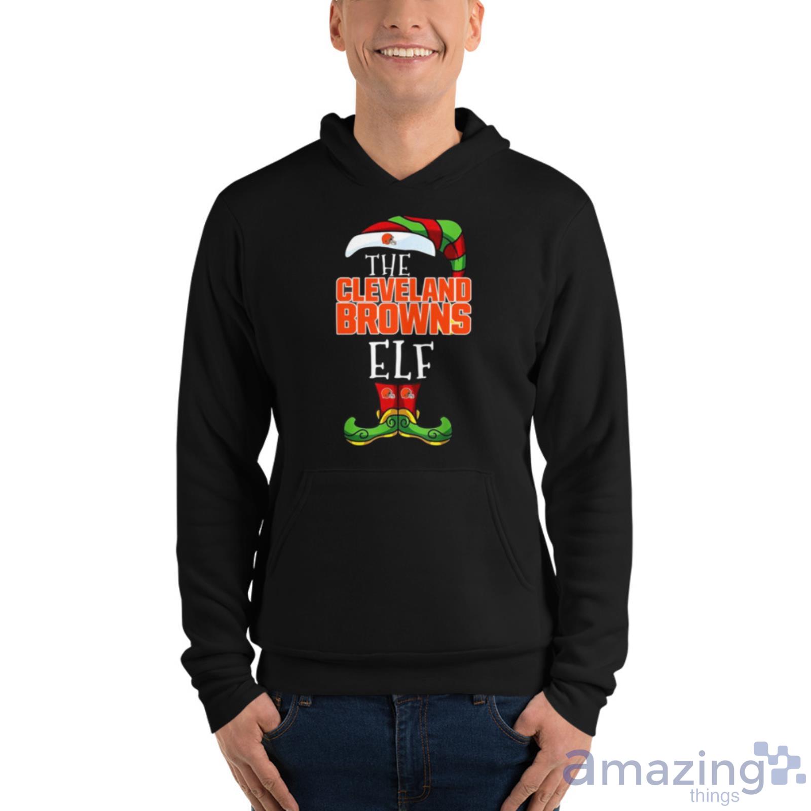 Cleveland Browns Christmas ELF Funny NFL Hoodie