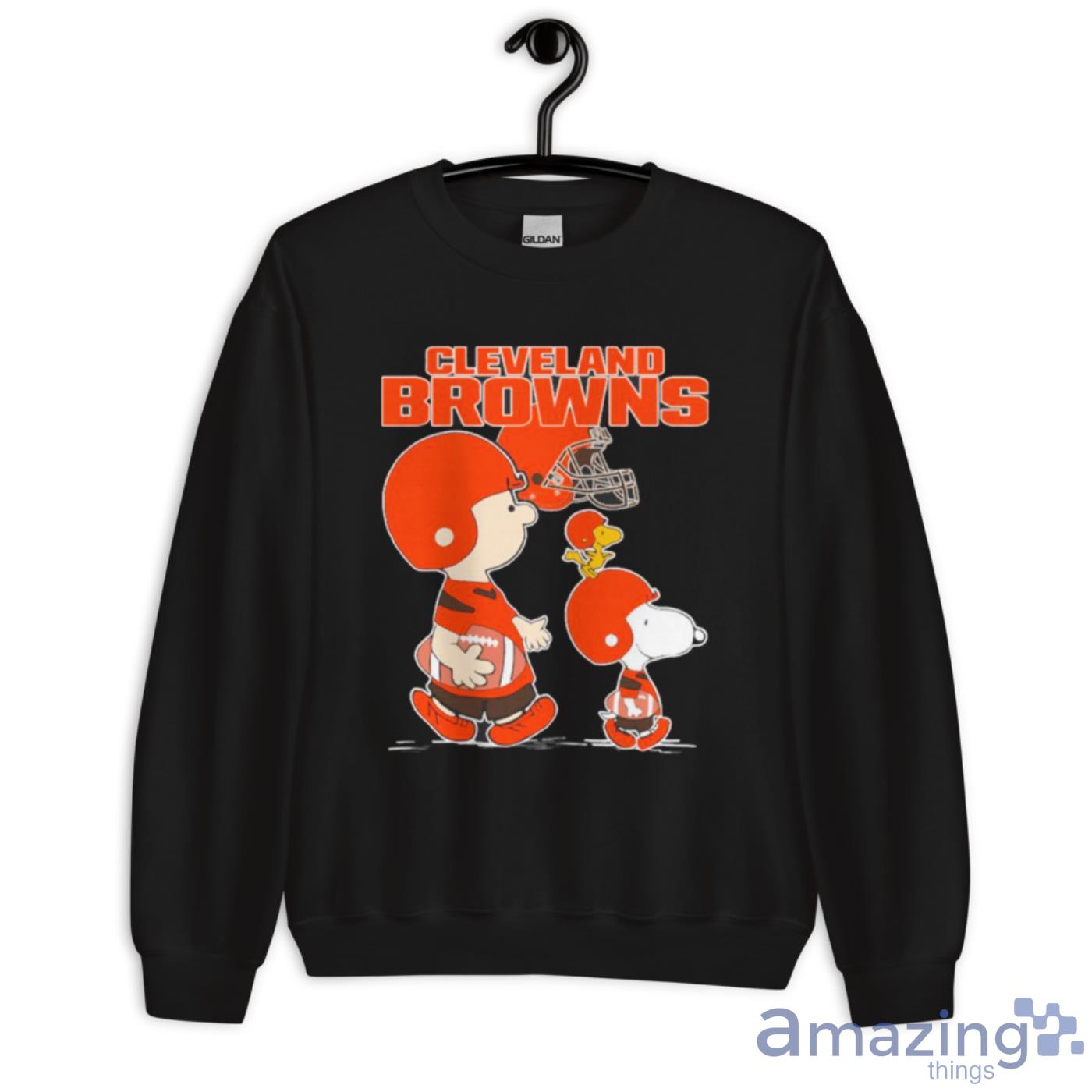 Cleveland Browns NFL Football Snoopy Woodstock The Peanuts Movie Youth  Hoodie