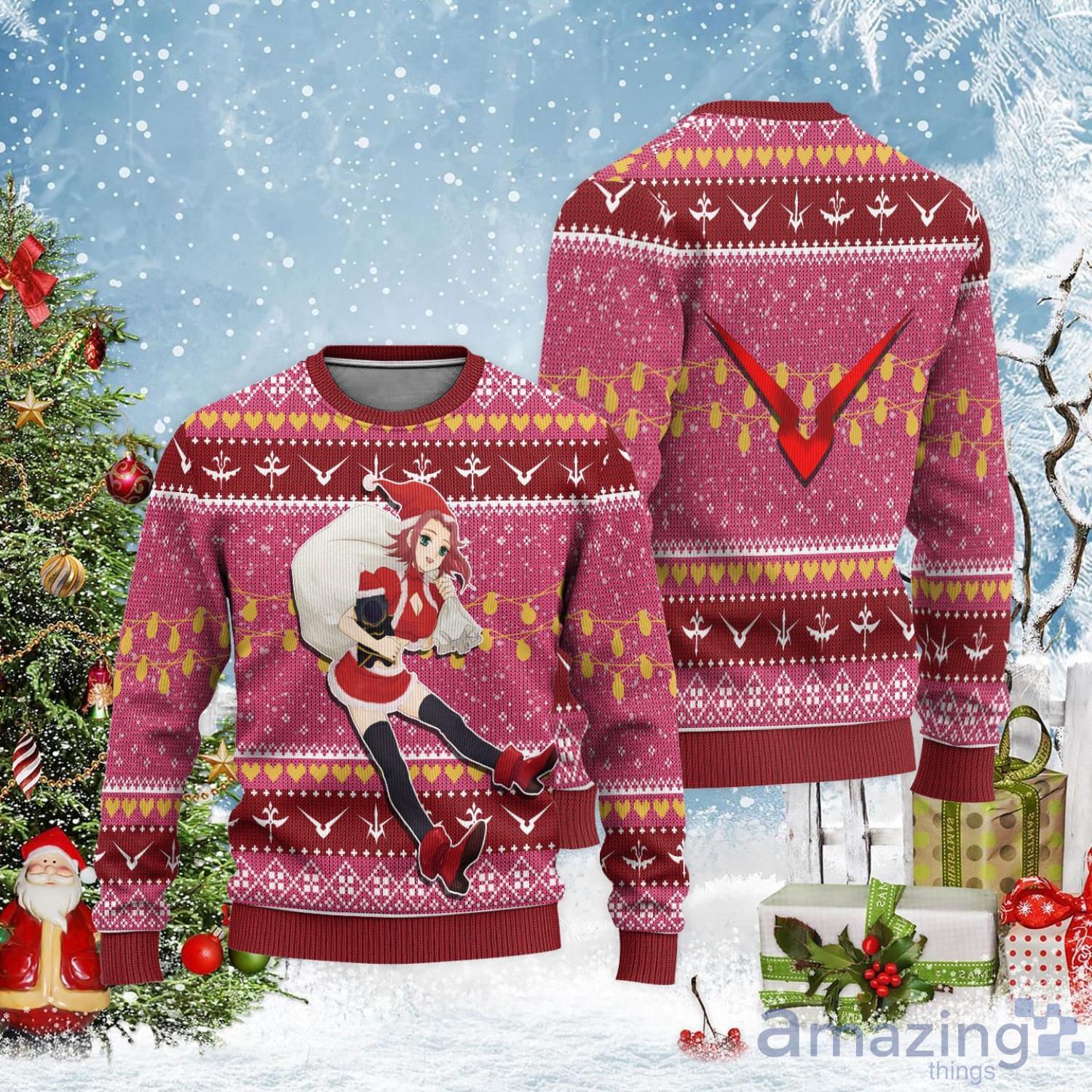 Code Geass Ugly Christmas Sweater Custom Kallen Christmas Gift Product Photo 1