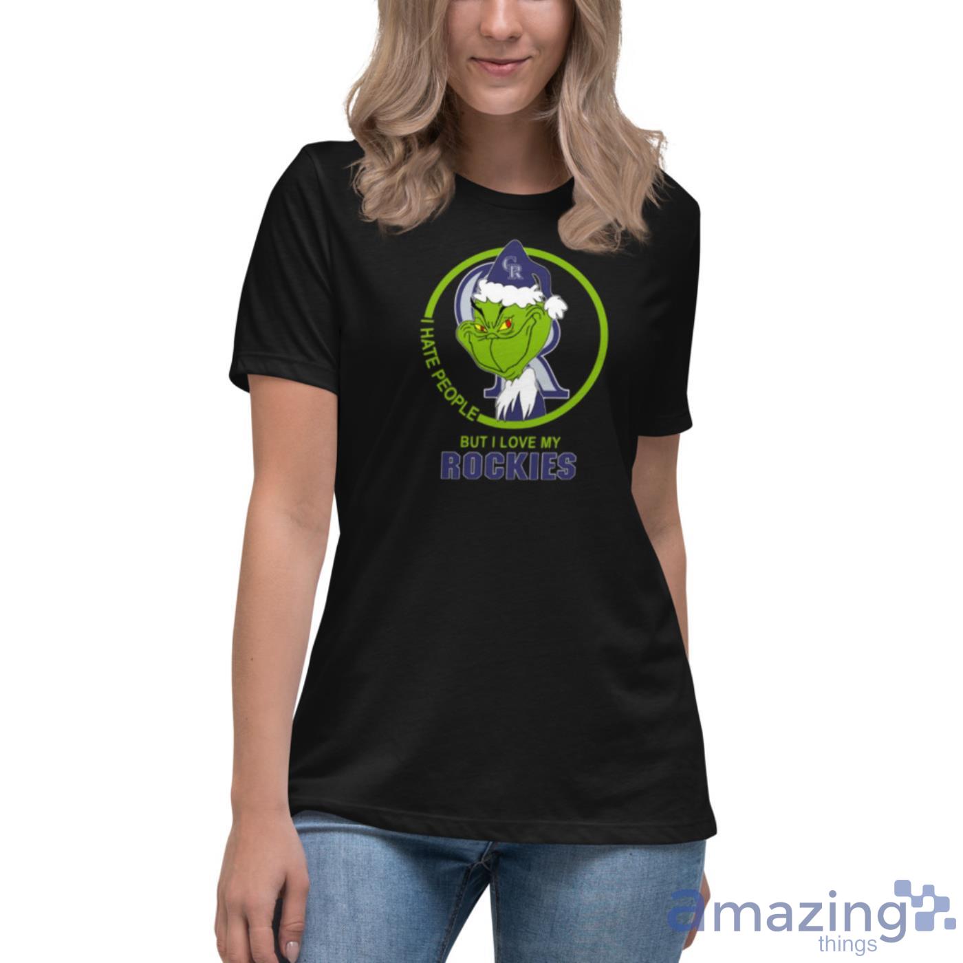 The Grinch Colorado Rockies MLB I Hate Morning People Christmas Gift Polo  Shirt