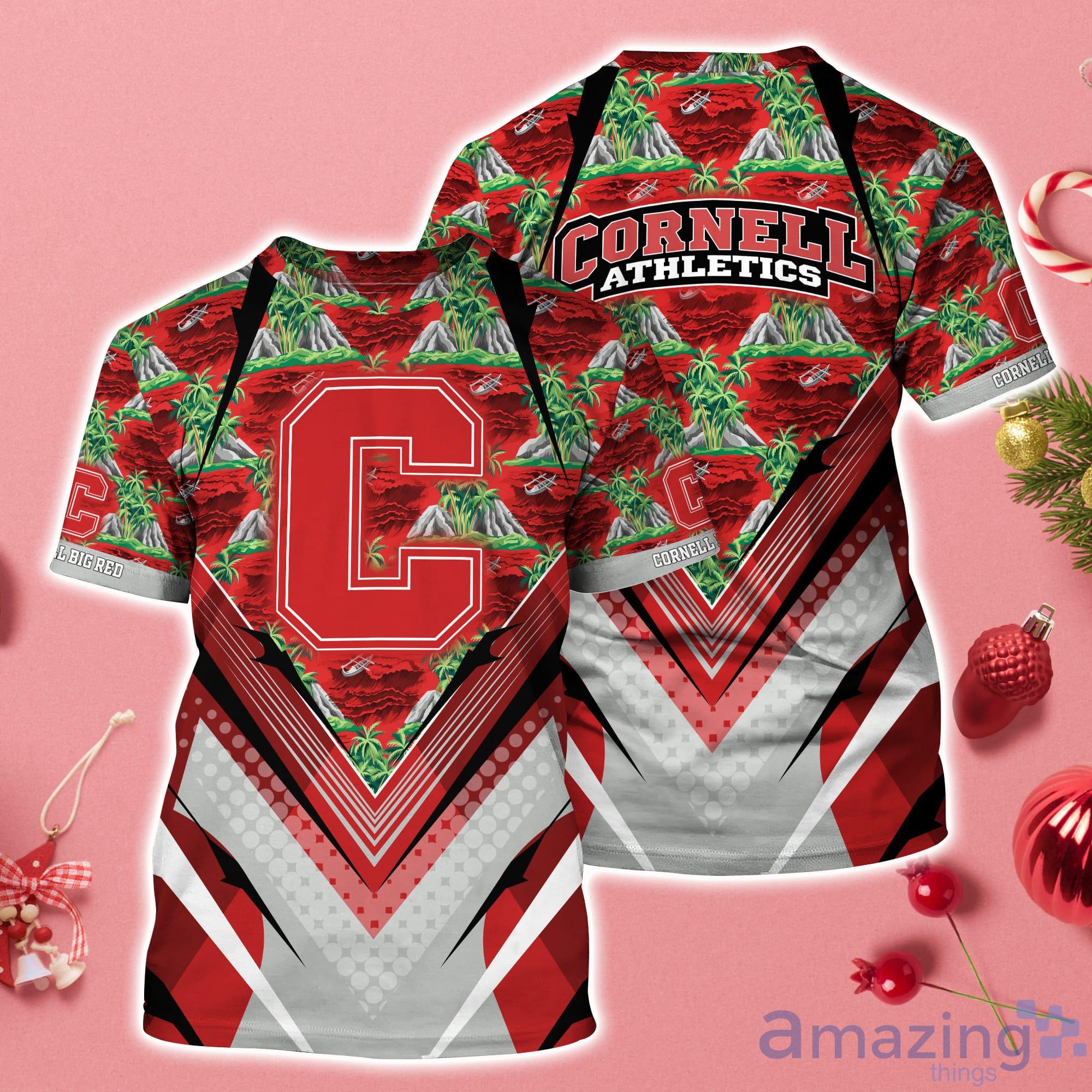 Cornell Big Red Sport Team 3D T-Shirt For Fans Product Photo 1