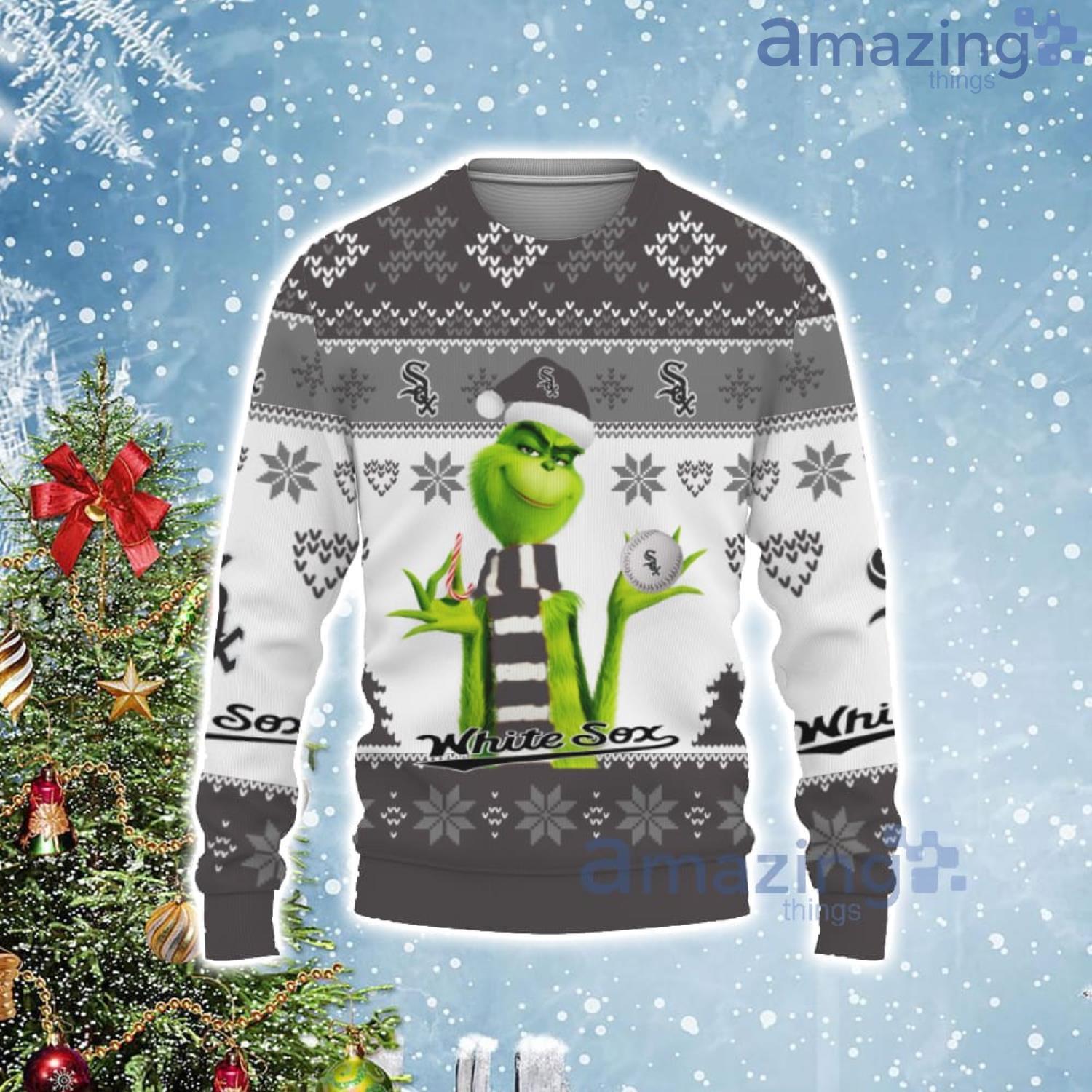 MLB Chicago White Sox Grinch Ugly Christmas Sweater - The Clothes