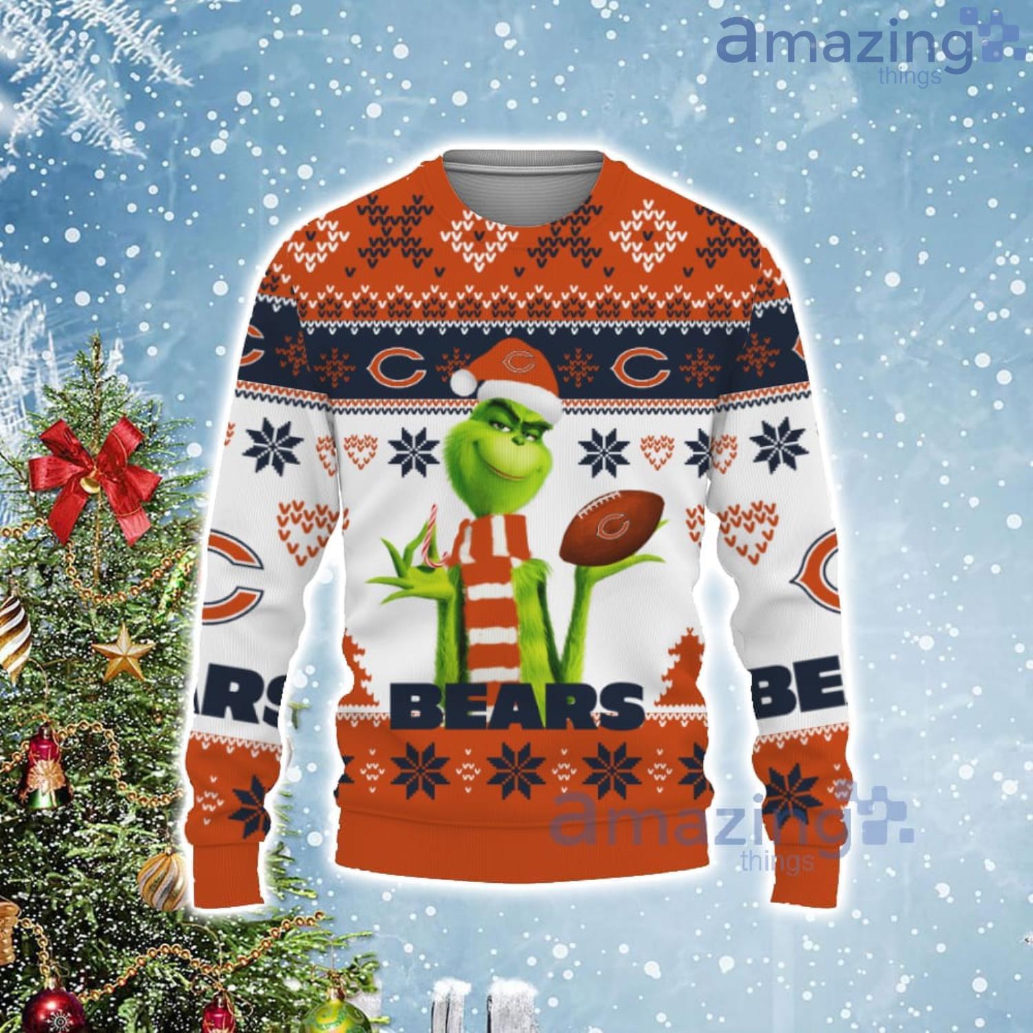 NHL Chicago Blackhawks 12 Grinch Xmas Day Ideas Logo Ugly Christmas Sweater  For Fans - Banantees