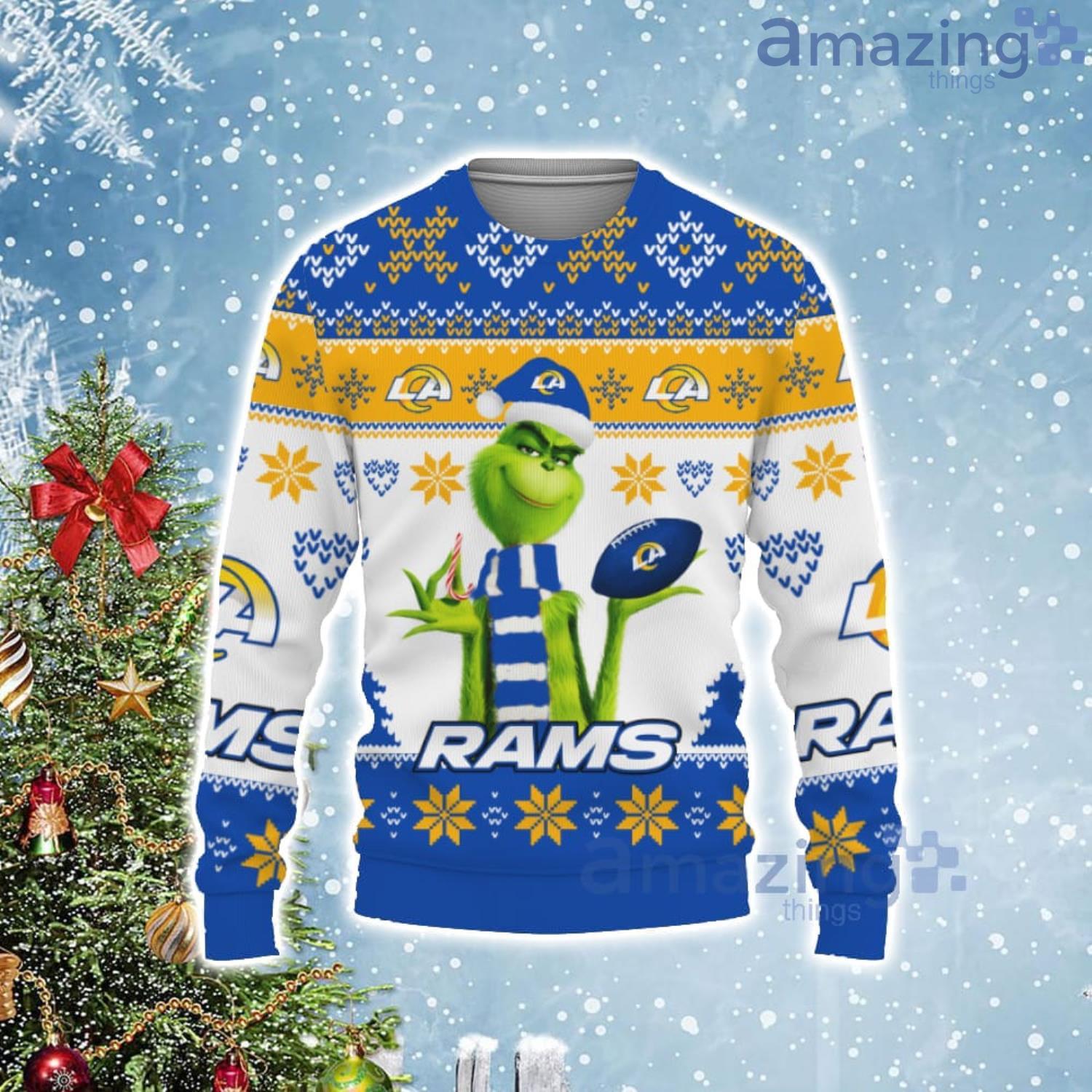los angeles rams ugly christmas sweater
