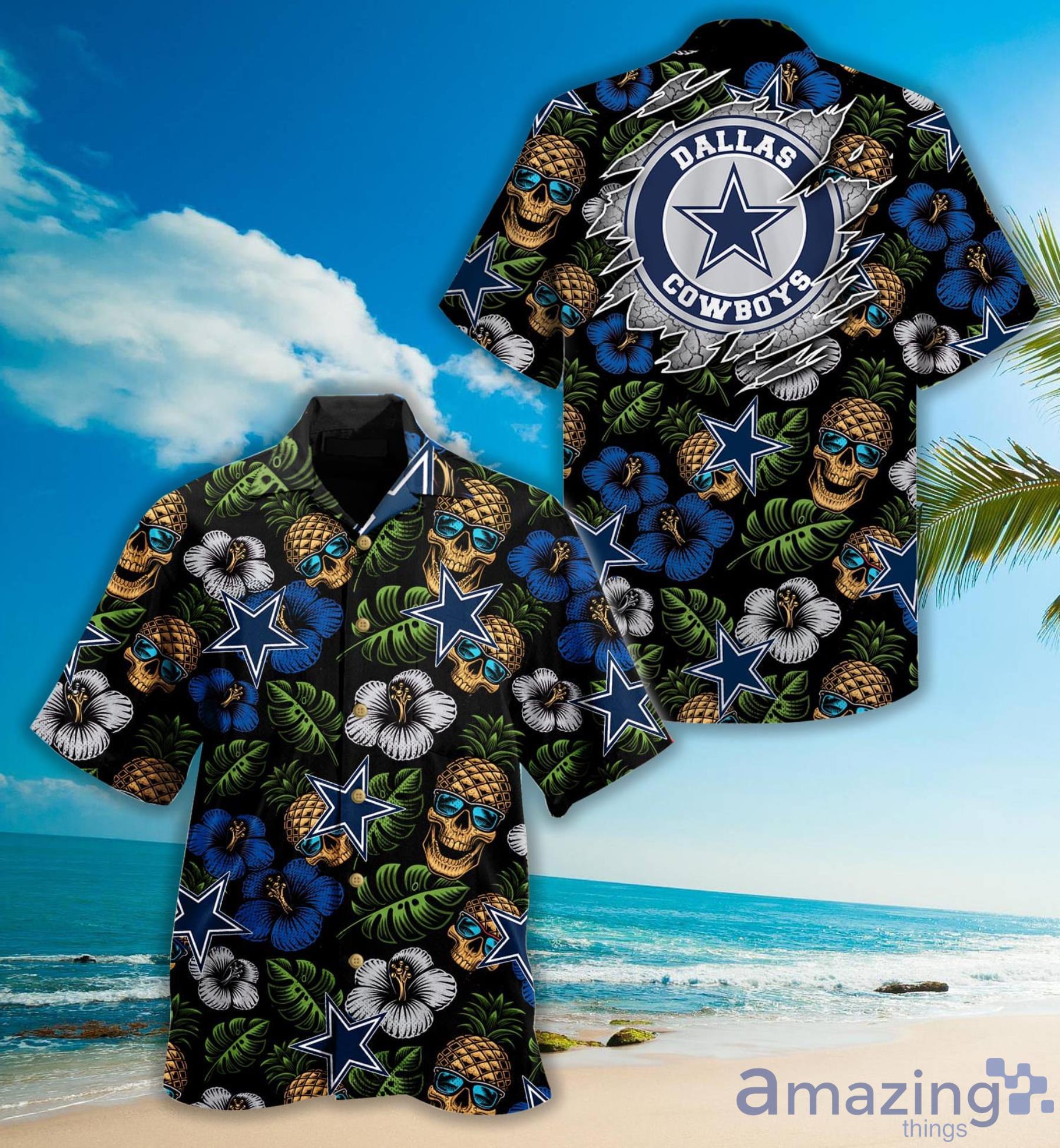 Dallas Cowboy Pineapple Hawaiian Shirt For Fans Product Photo 1
