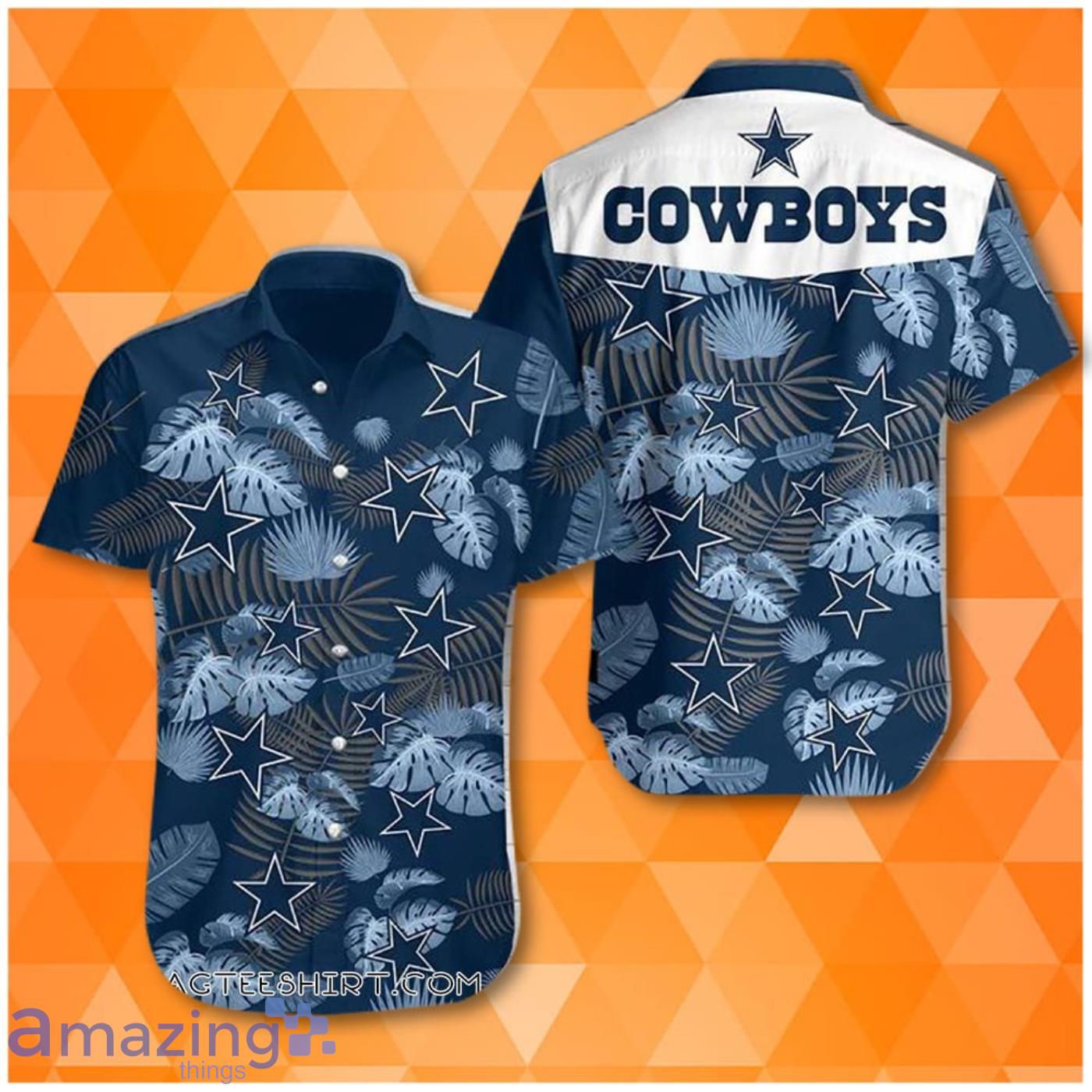 Dallas Cowboys All Over Print 3D Hawaiian Shirt Product Photo 1