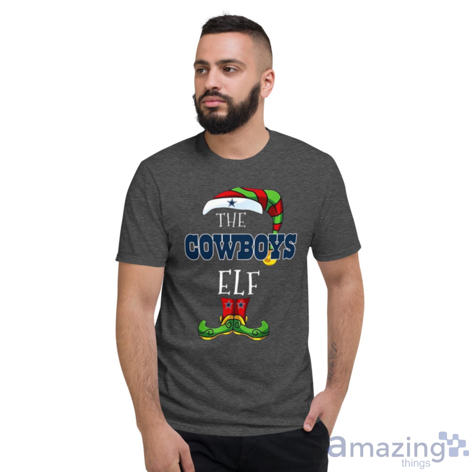 Dallas Cowboys Christmas ELF Funny NFL Women's T-Shirt