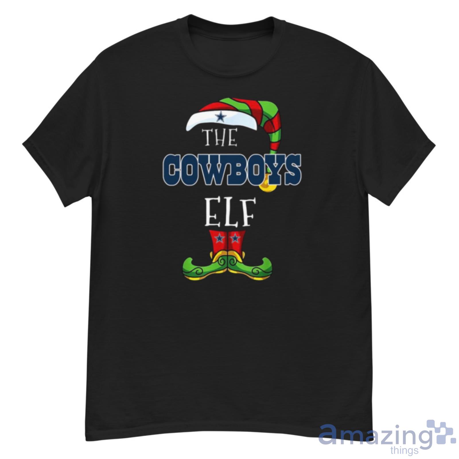 Dallas Cowboys Christmas ELF Funny NFL T-Shirt