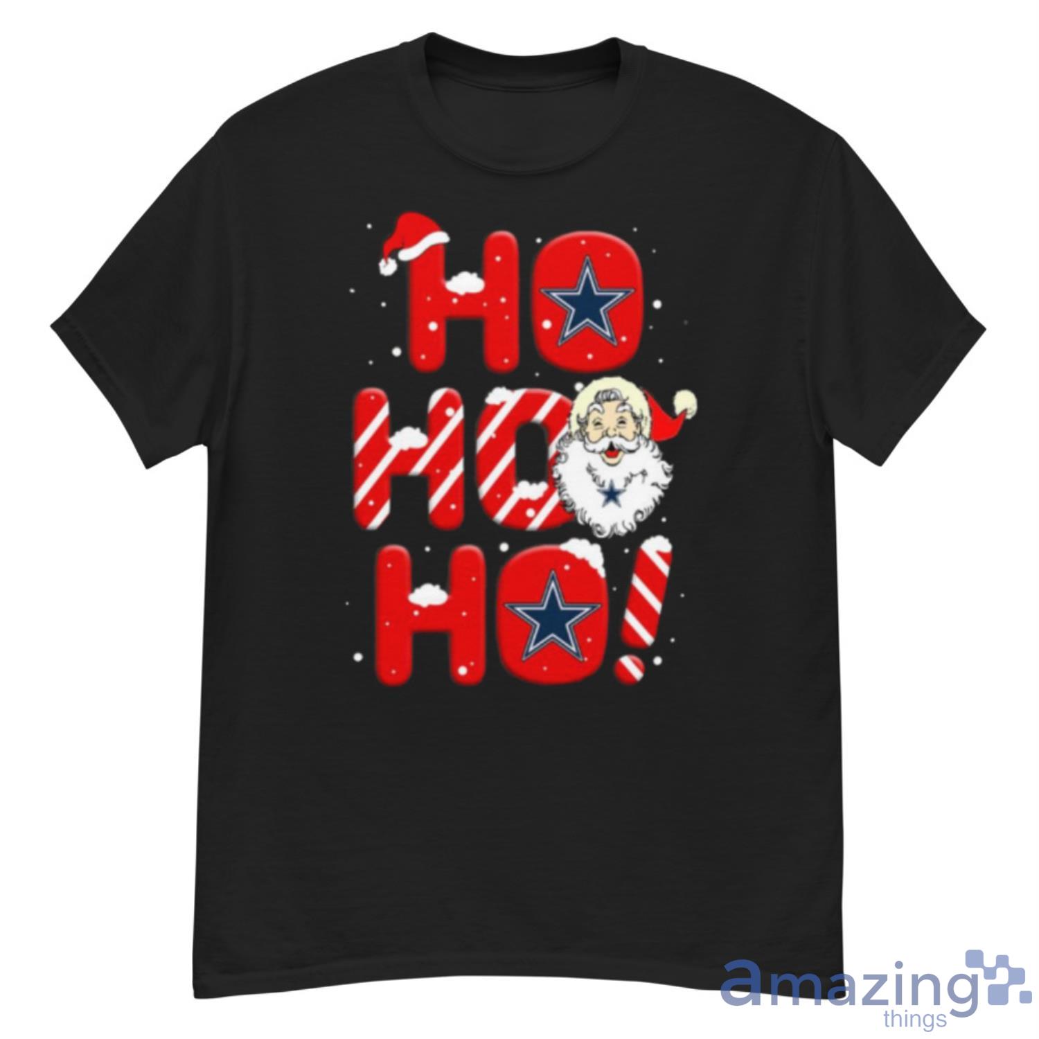 Dallas Cowboys Christmas Shirt Merry Christmas Santa T-shirt