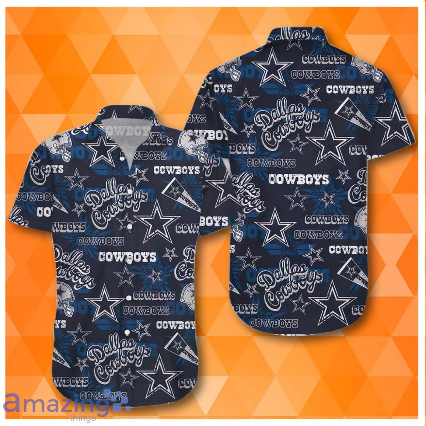 Dallas Cowboys Nfl Full 3D Hawaiian Shirt Product Photo 1