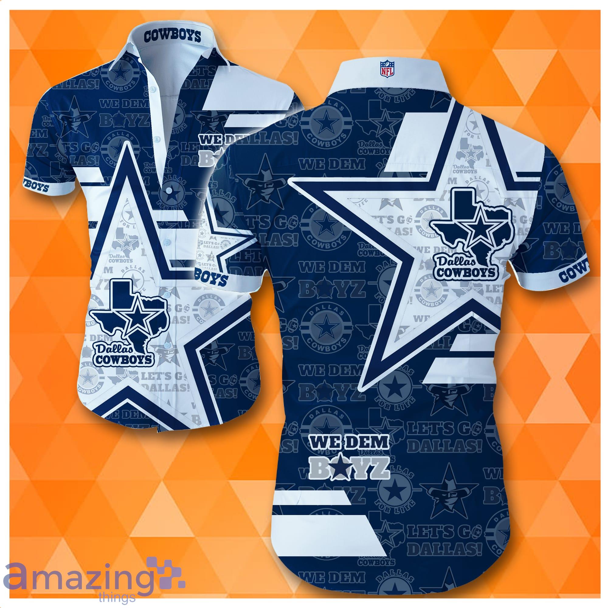 Dallas Cowboys NFL Men's Hawaiian Shirt Hawaii Shirt