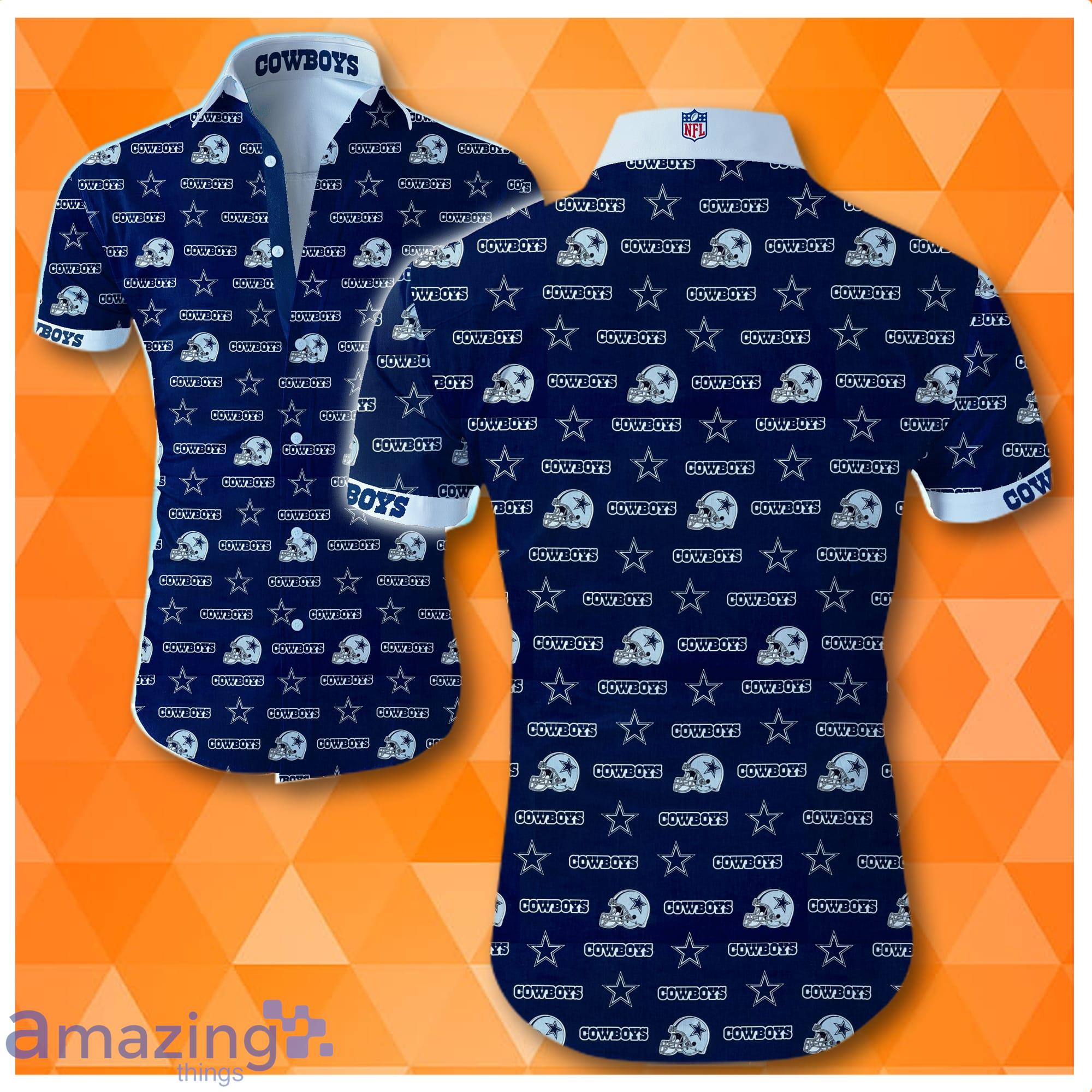 Dallas Cowboys Nfl Logo And Symbol Pattern Hawaiian Shirts Product Photo 1