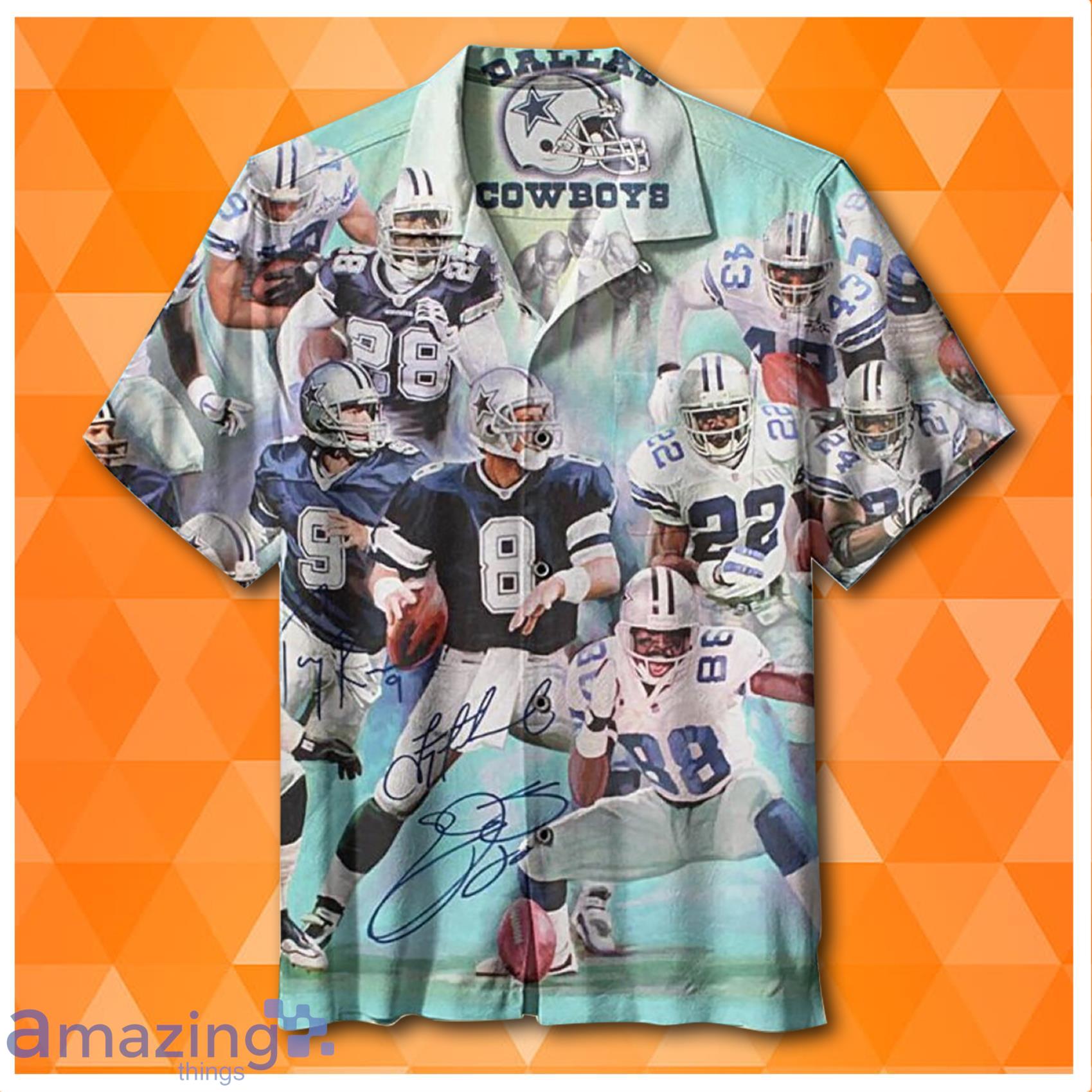 Dallas Cowboys Players Full Print Hawaiian Shirt Product Photo 1