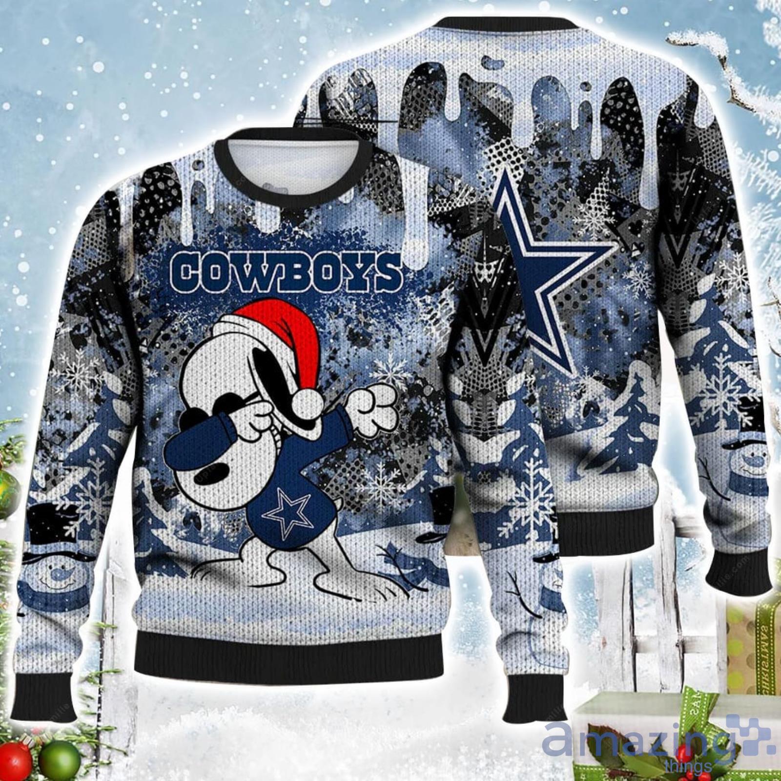 BEST Dallas Cowboys Ugly Christmas Sweater All Over Print Sweatshirt Ugly