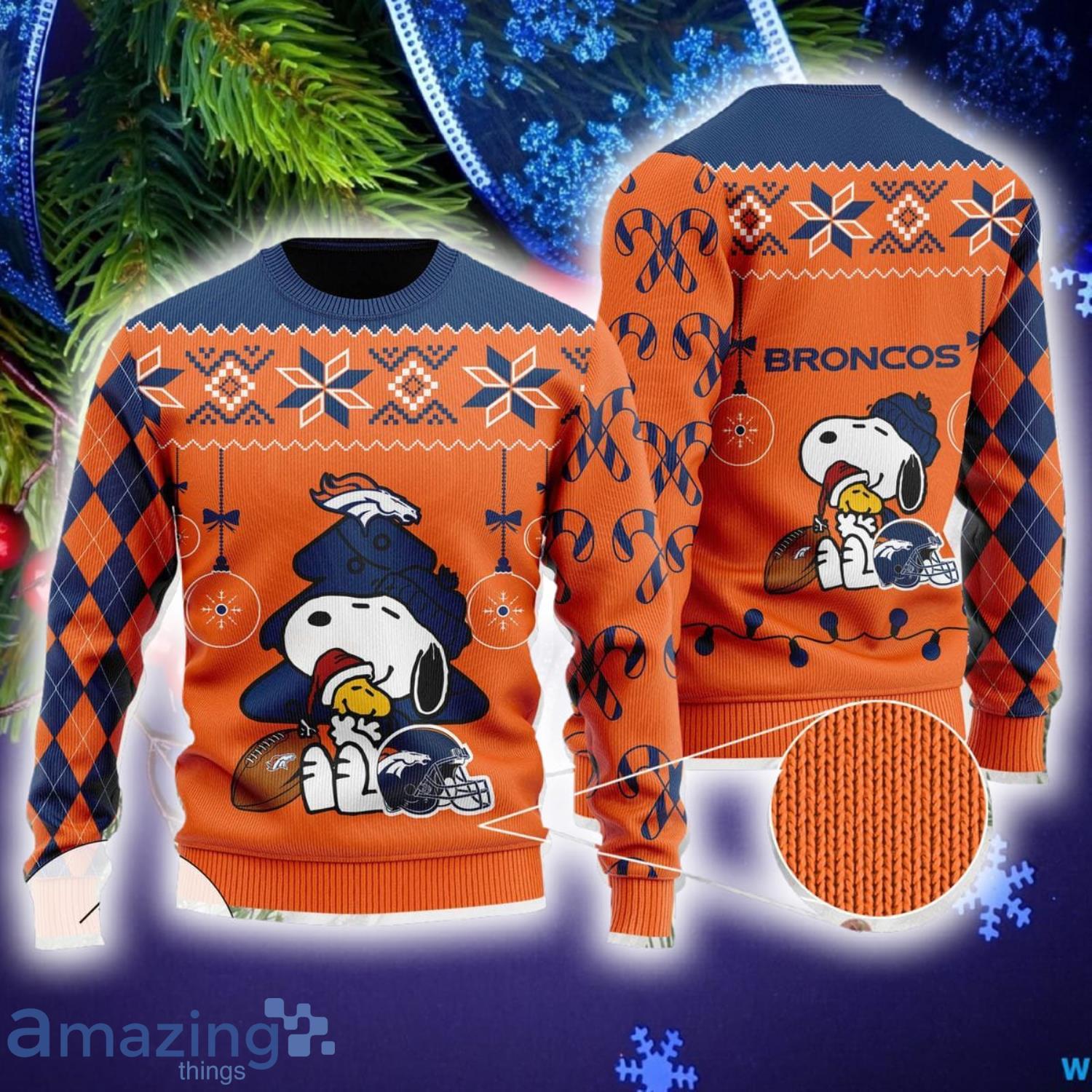 Snoopy The Peanuts Denver Broncos Christmas Sweaters – Best Funny Store