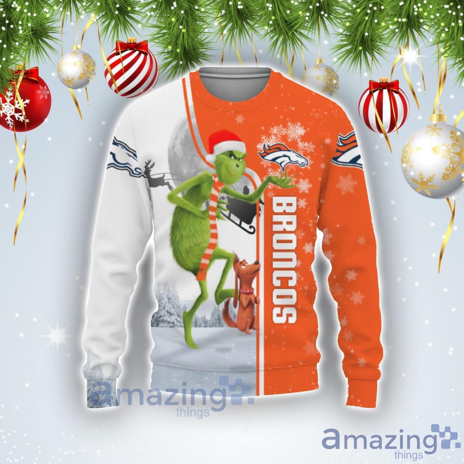 denver broncos ugly sweater